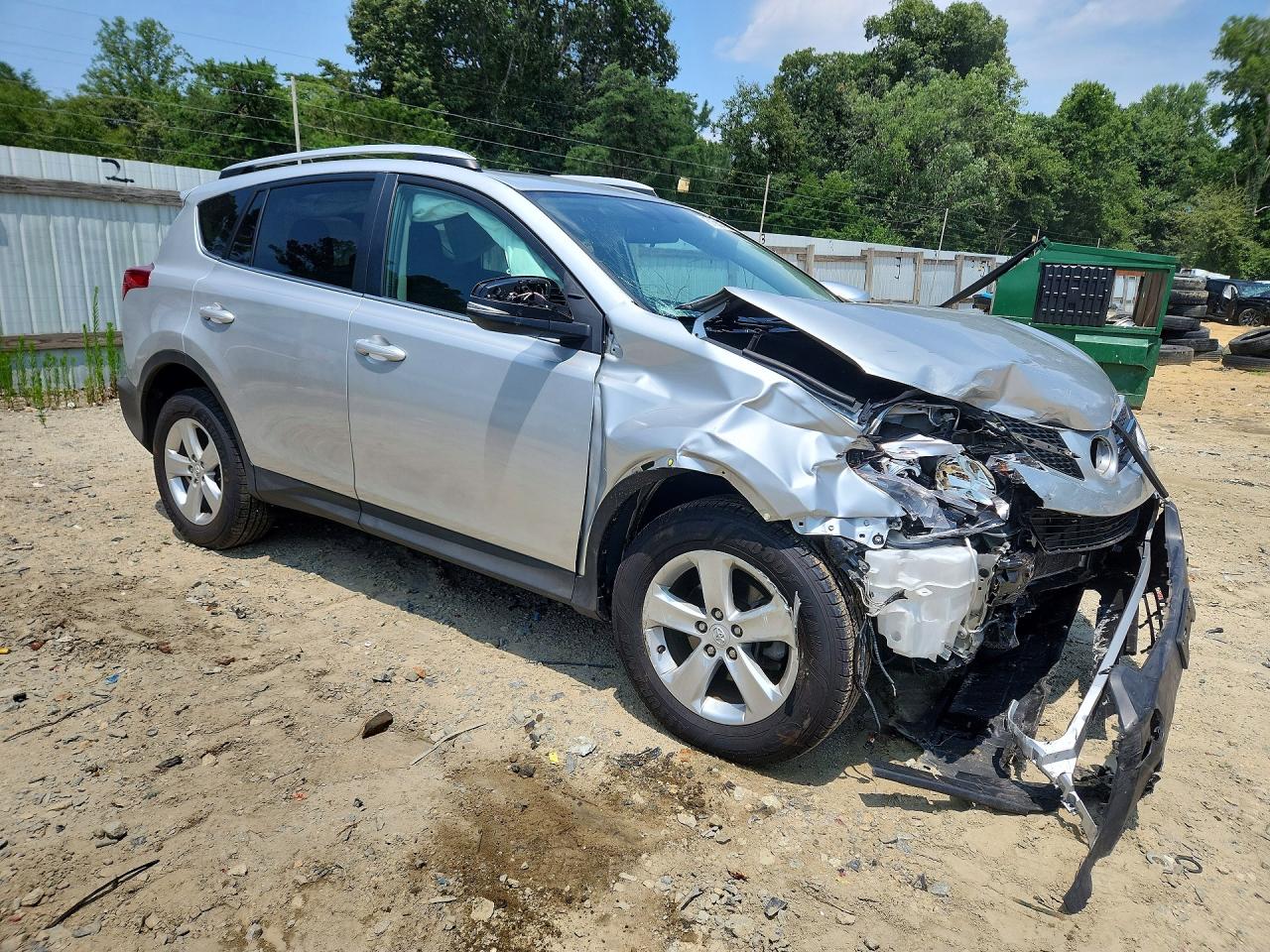 2013 Toyota Rav4 Xle Silver vin: 2T3RFREV5DW026433
