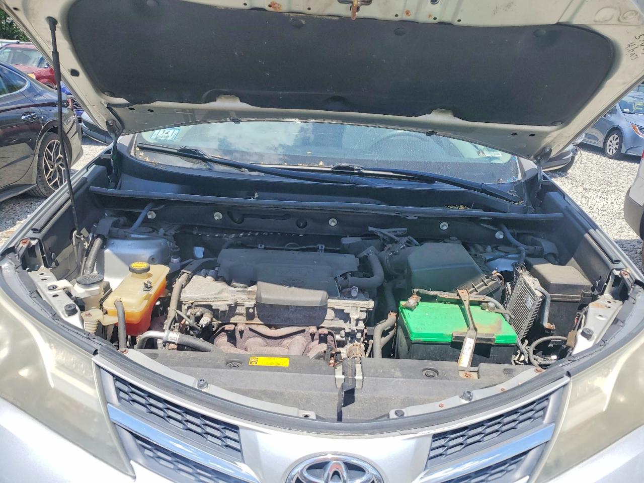 2013 Toyota Rav4 Xle Silver vin: 2T3RFREV5DW044527