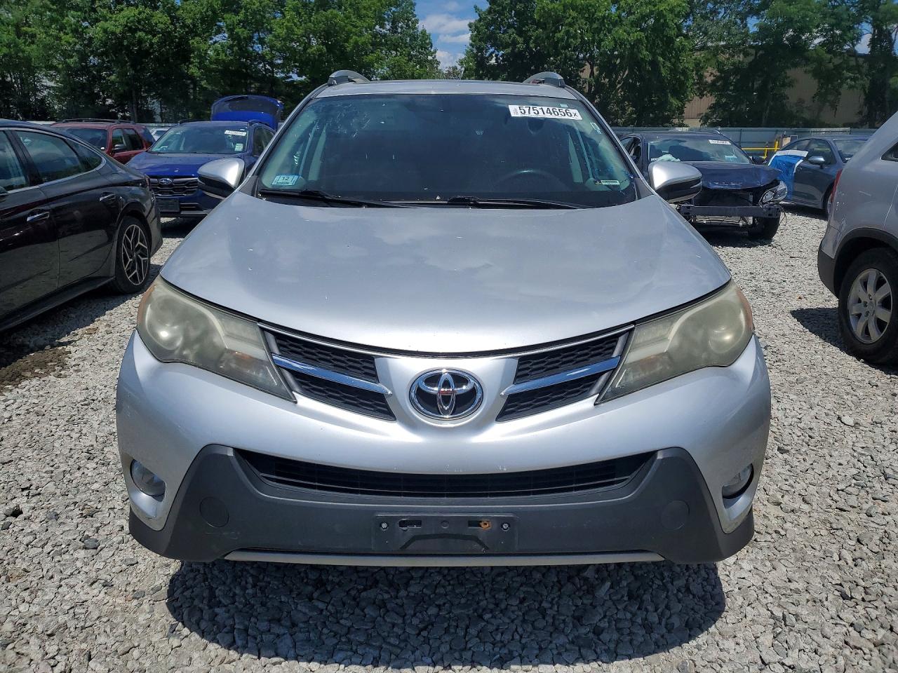 2013 Toyota Rav4 Xle Silver vin: 2T3RFREV5DW044527