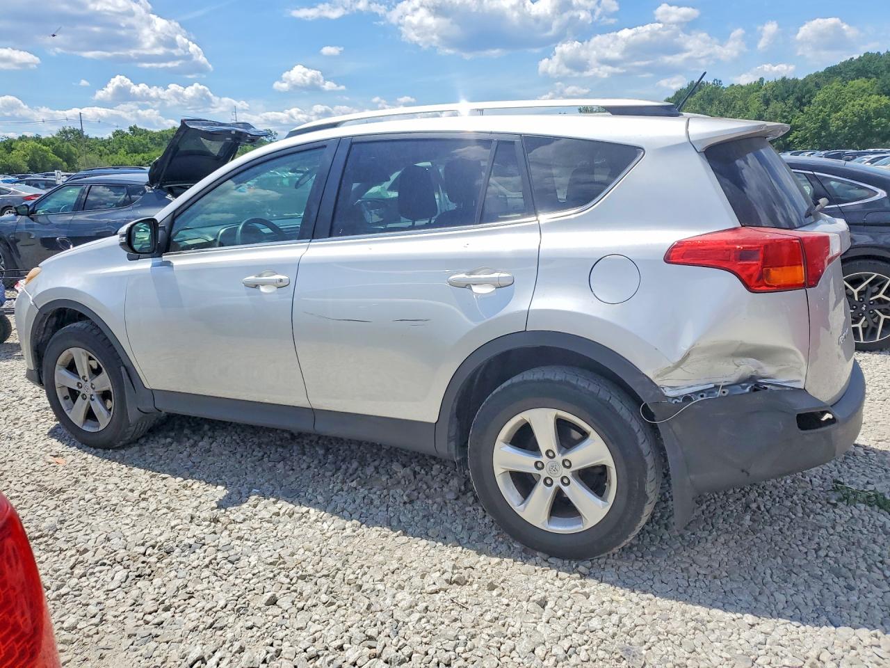 2013 Toyota Rav4 Xle Silver vin: 2T3RFREV5DW044527