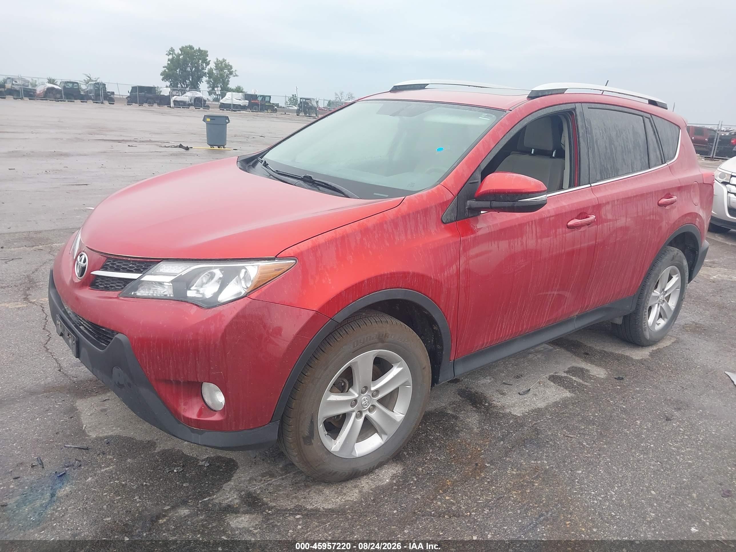 2013 Toyota Rav4 Xle Red vin: 2T3RFREV5DW044530