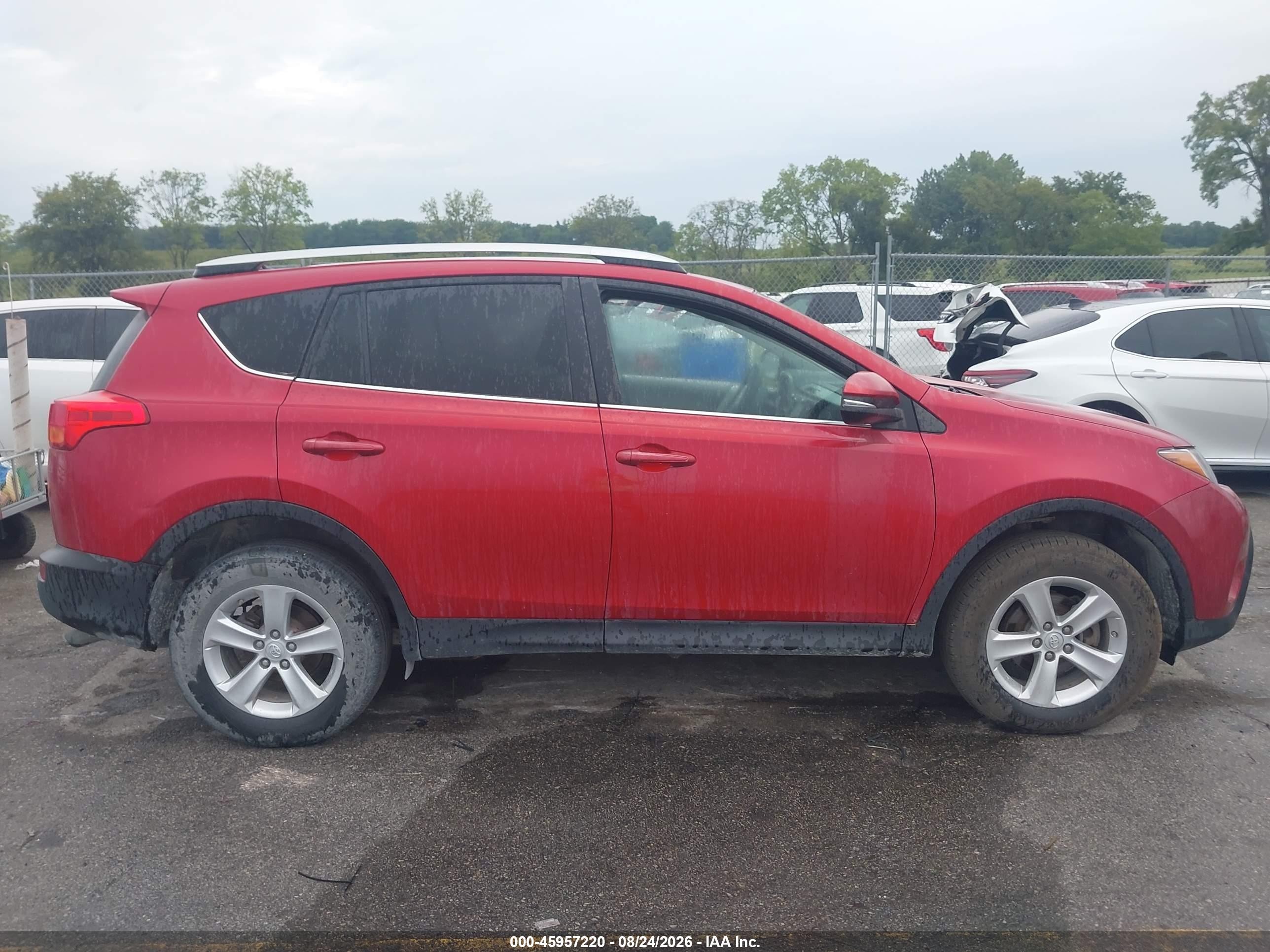 2013 Toyota Rav4 Xle Red vin: 2T3RFREV5DW044530