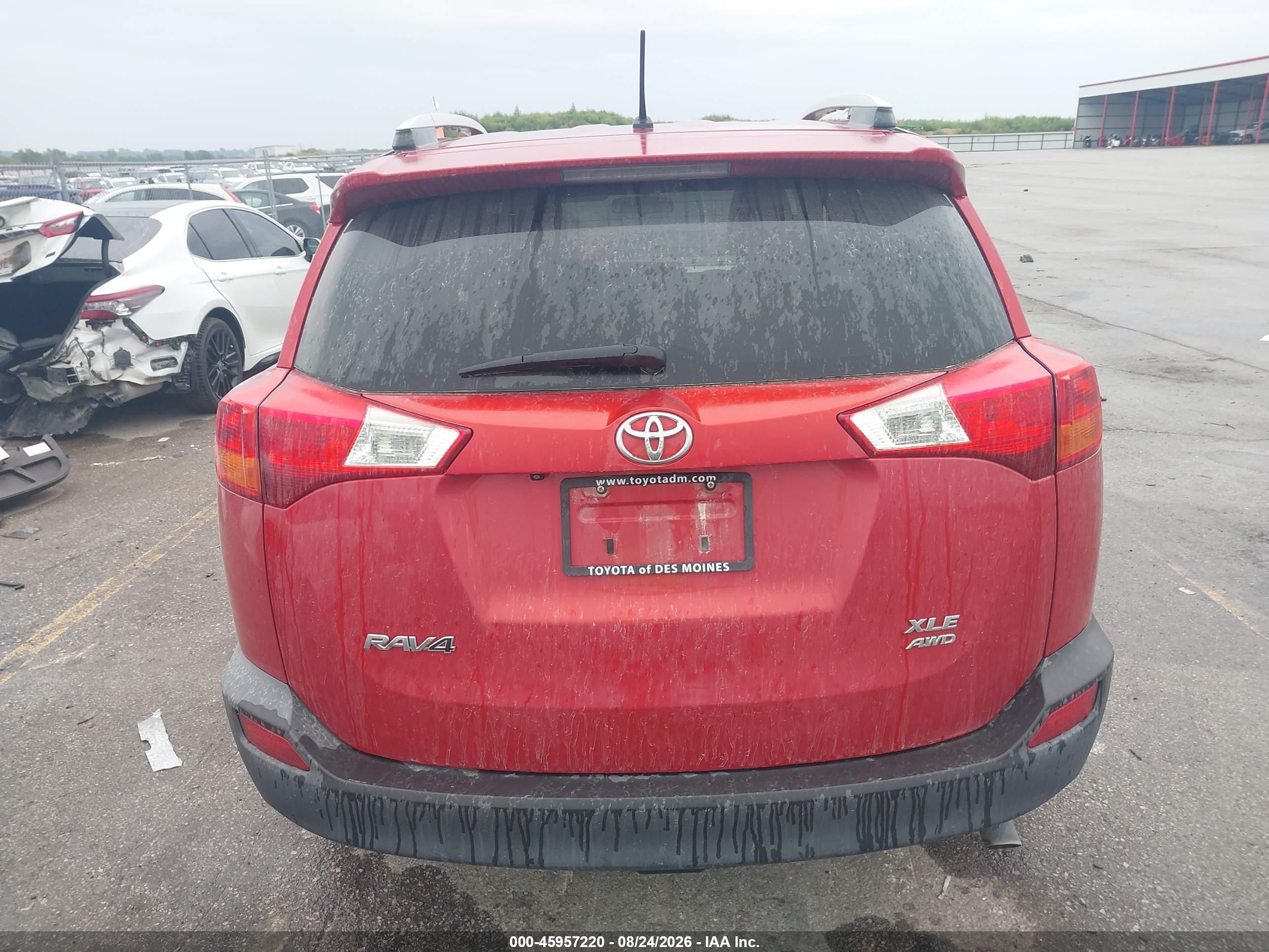 2013 Toyota Rav4 Xle Red vin: 2T3RFREV5DW044530
