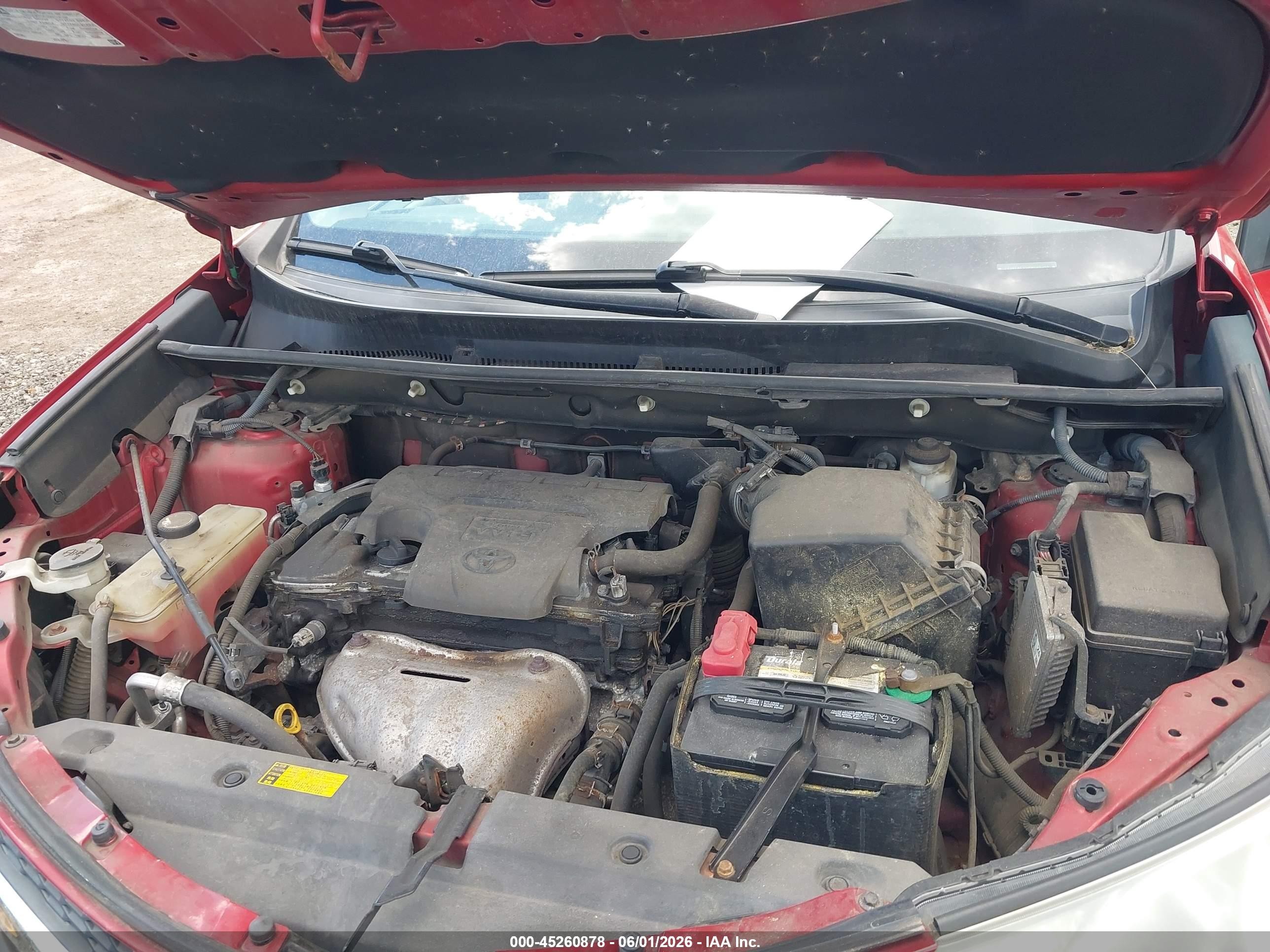 2013 Toyota Rav4 Xle Red vin: 2T3RFREV5DW080346