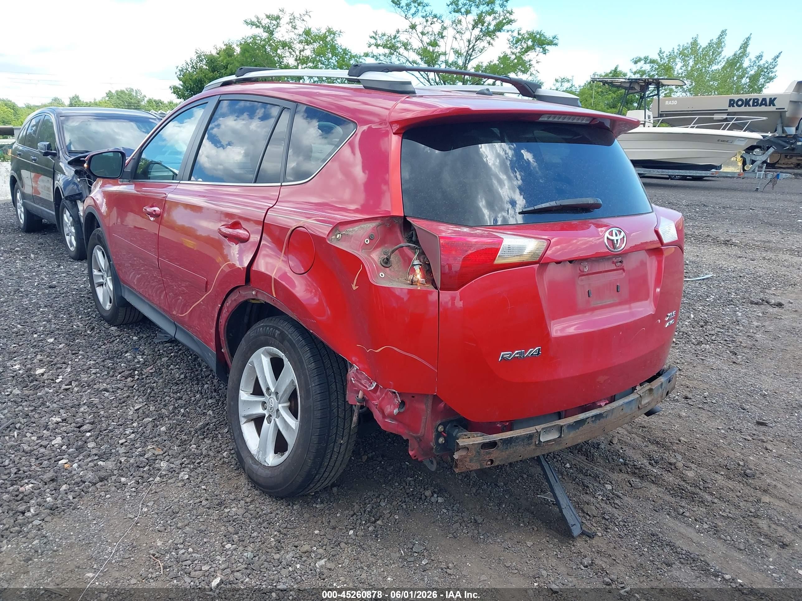 2013 Toyota Rav4 Xle Red vin: 2T3RFREV5DW080346