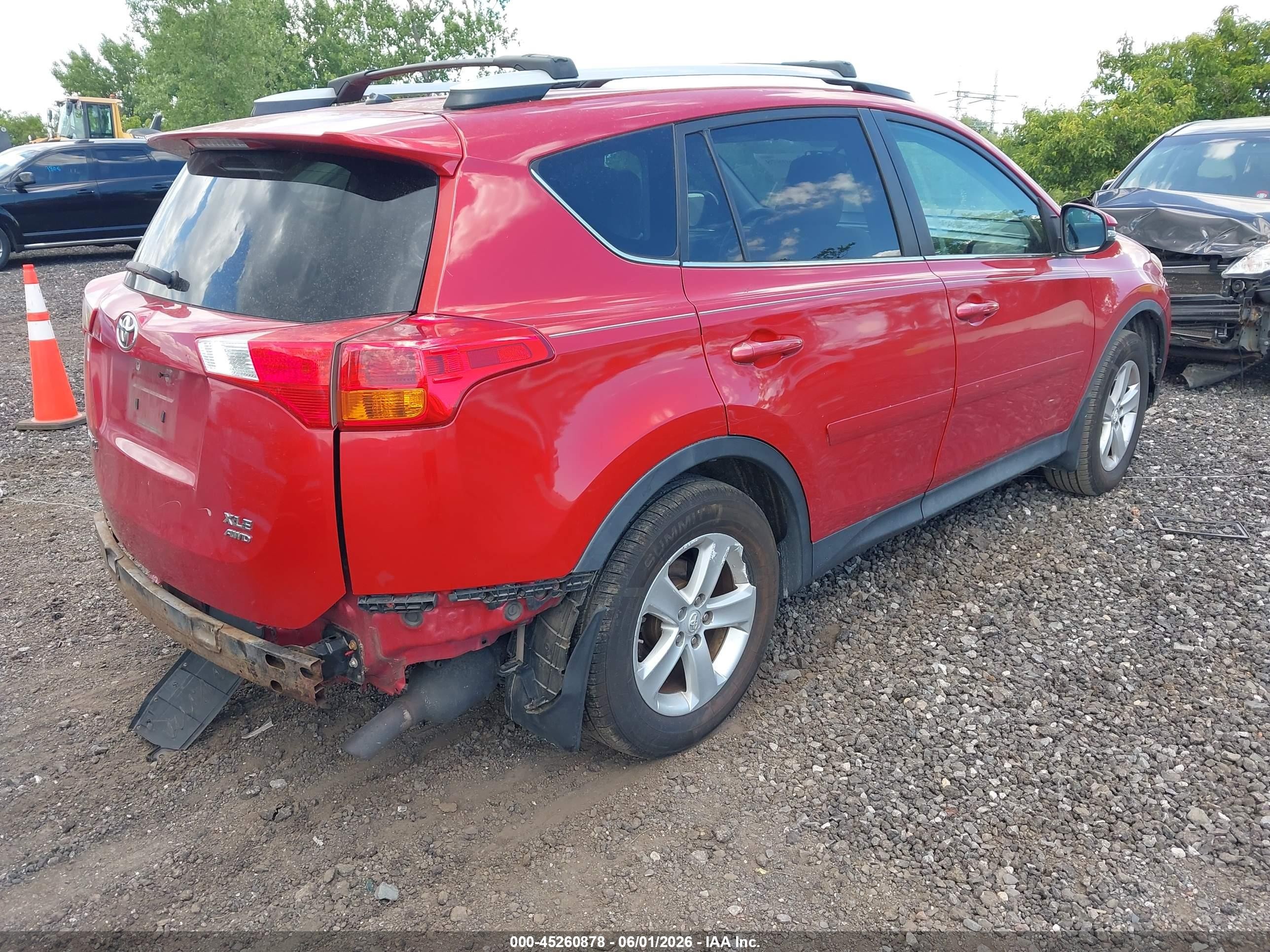 2013 Toyota Rav4 Xle Red vin: 2T3RFREV5DW080346