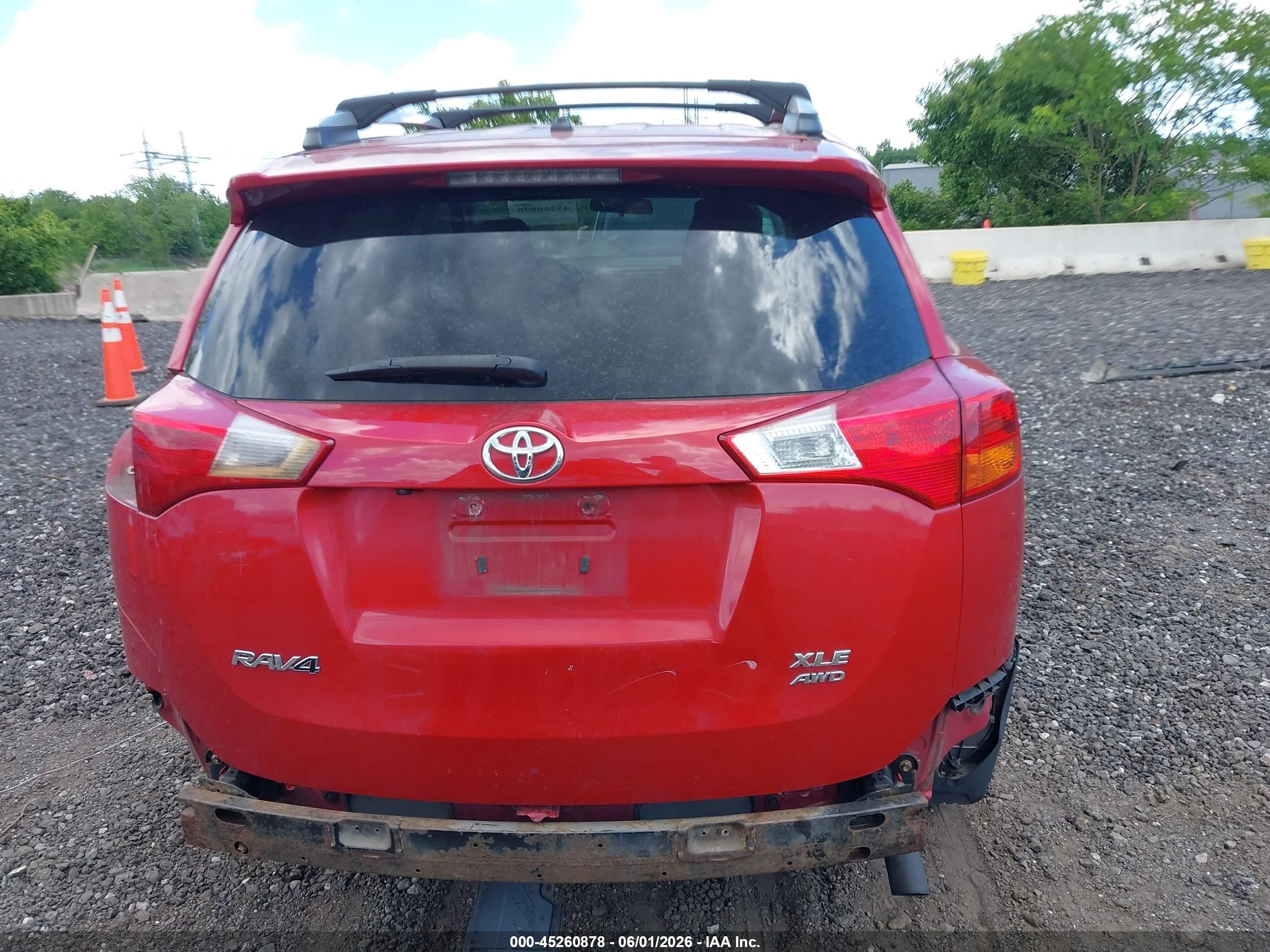 2013 Toyota Rav4 Xle Red vin: 2T3RFREV5DW080346