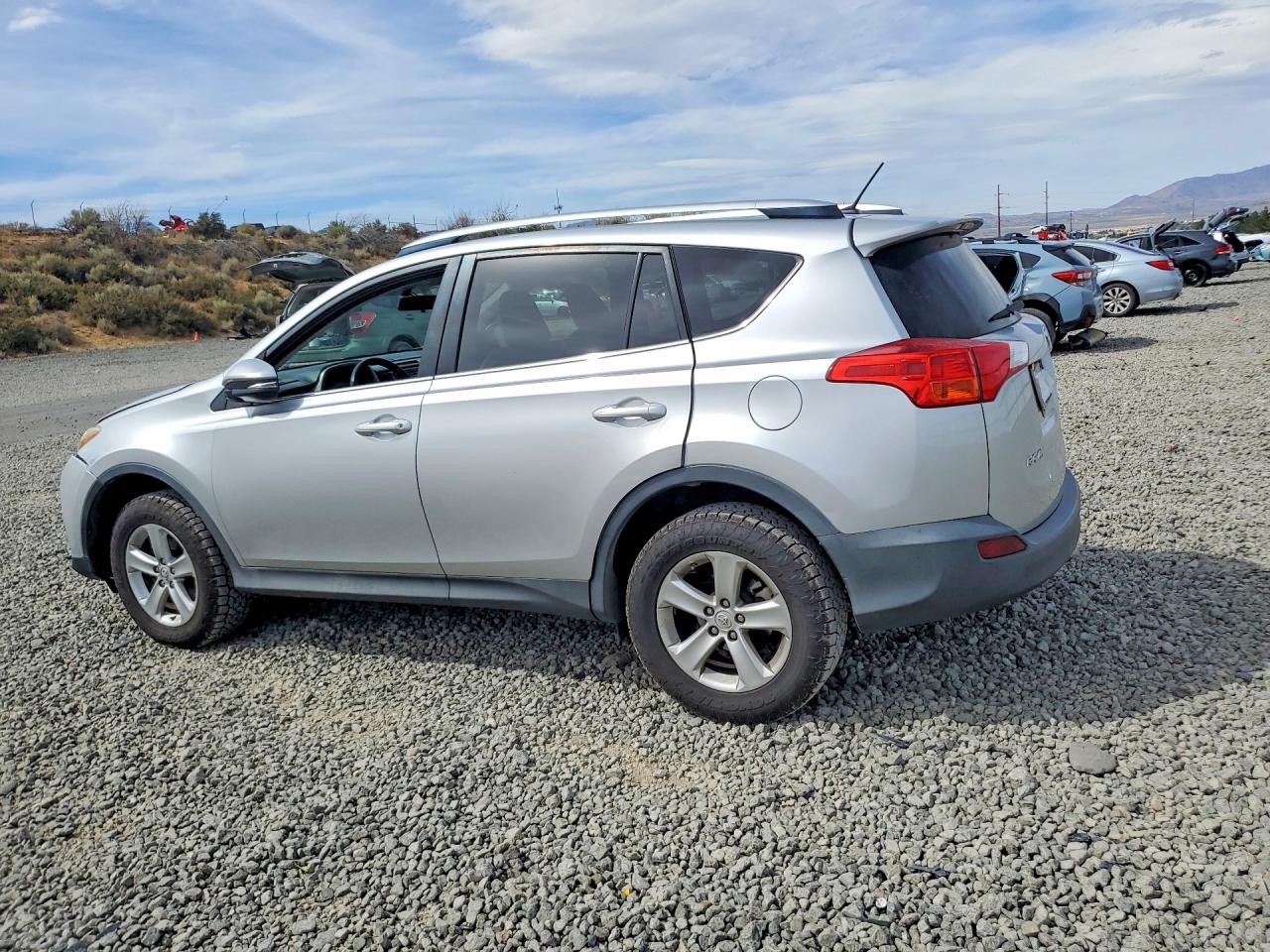 2013 Toyota Rav4 Xle Silver vin: 2T3RFREV5DW122384