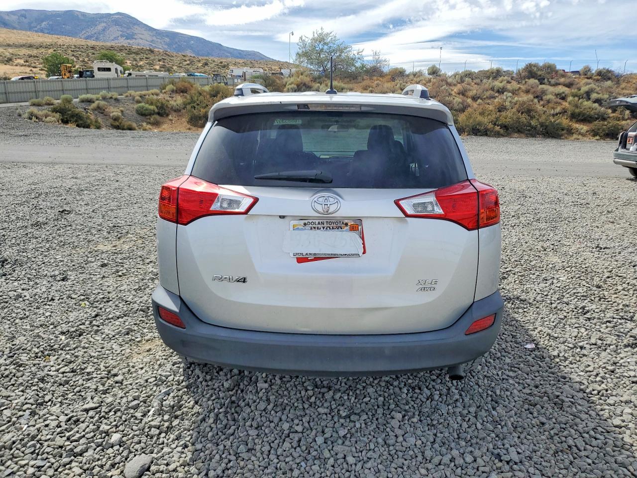 2013 Toyota Rav4 Xle Silver vin: 2T3RFREV5DW122384