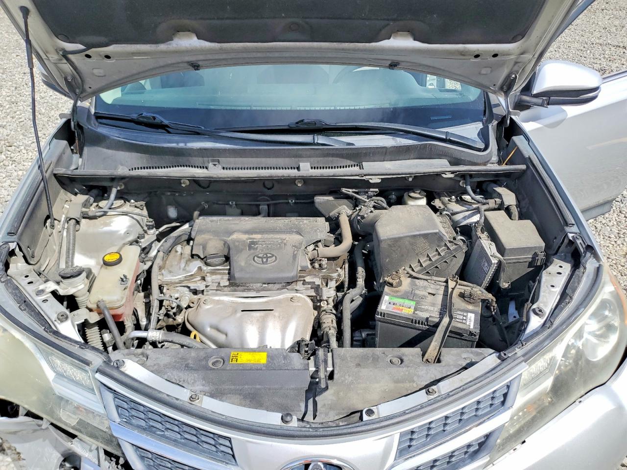 2013 Toyota Rav4 Xle Silver vin: 2T3RFREV5DW122384