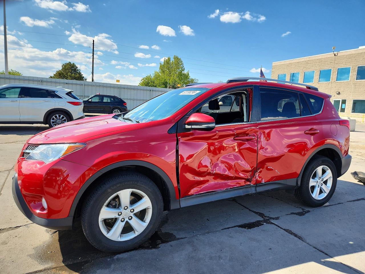 2014 Toyota Rav4 Xle Red vin: 2T3RFREV5EW142278