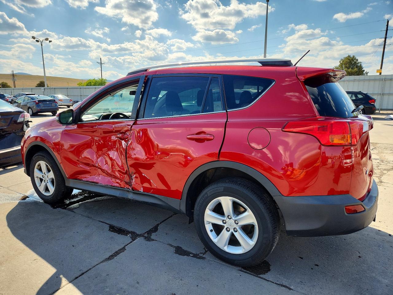 2014 Toyota Rav4 Xle Red vin: 2T3RFREV5EW142278