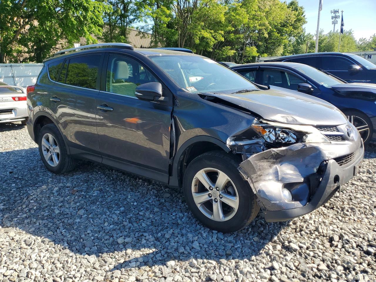 2014 Toyota Rav4 Xle Gray vin: 2T3RFREV5EW145410