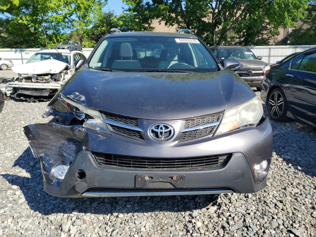 2014 Toyota Rav4 Xle Gray vin: 2T3RFREV5EW145410