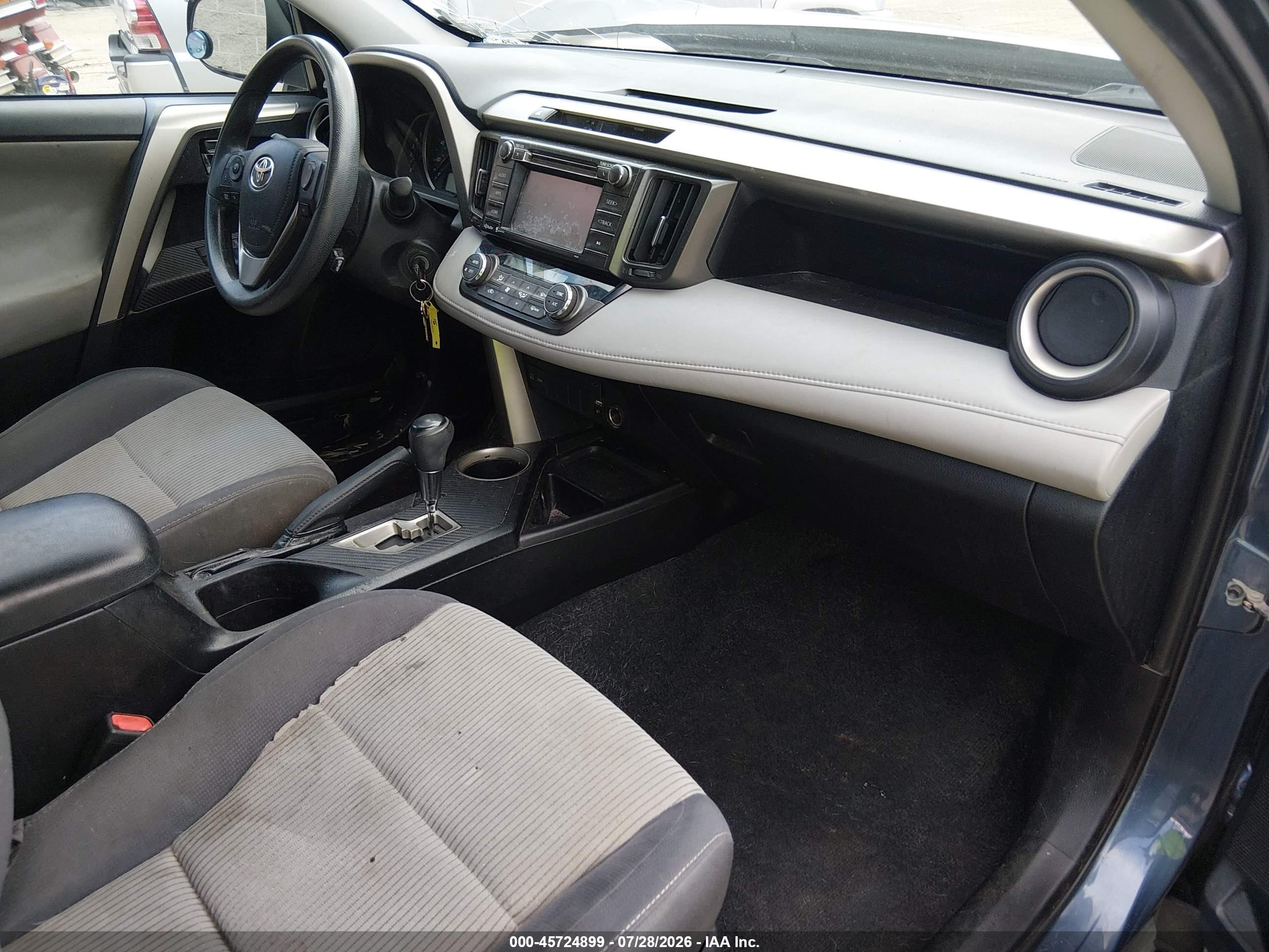 2014 Toyota Rav4 Xle Blue vin: 2T3RFREV5EW157556