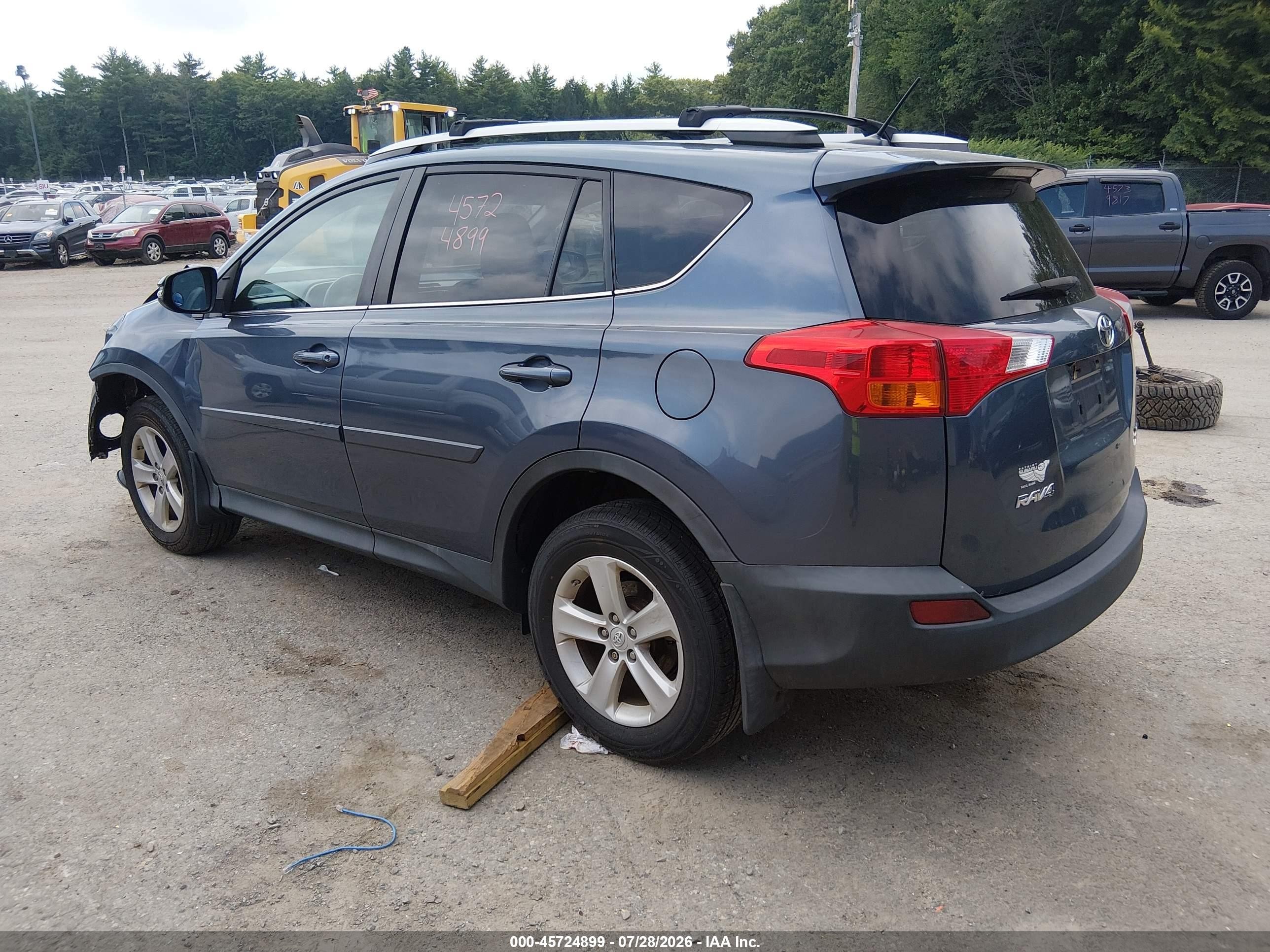 2014 Toyota Rav4 Xle Blue vin: 2T3RFREV5EW157556