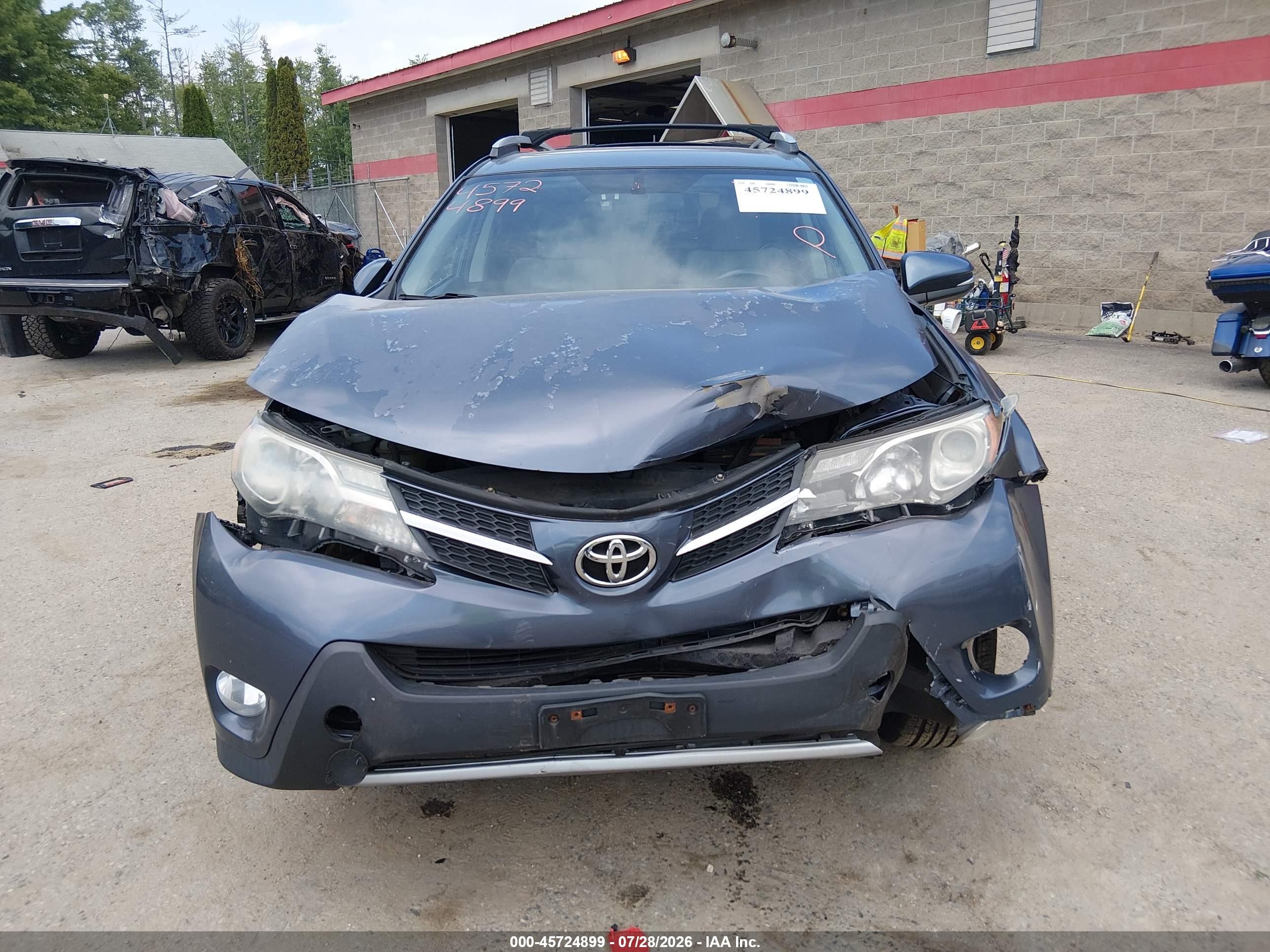 2014 Toyota Rav4 Xle Blue vin: 2T3RFREV5EW157556
