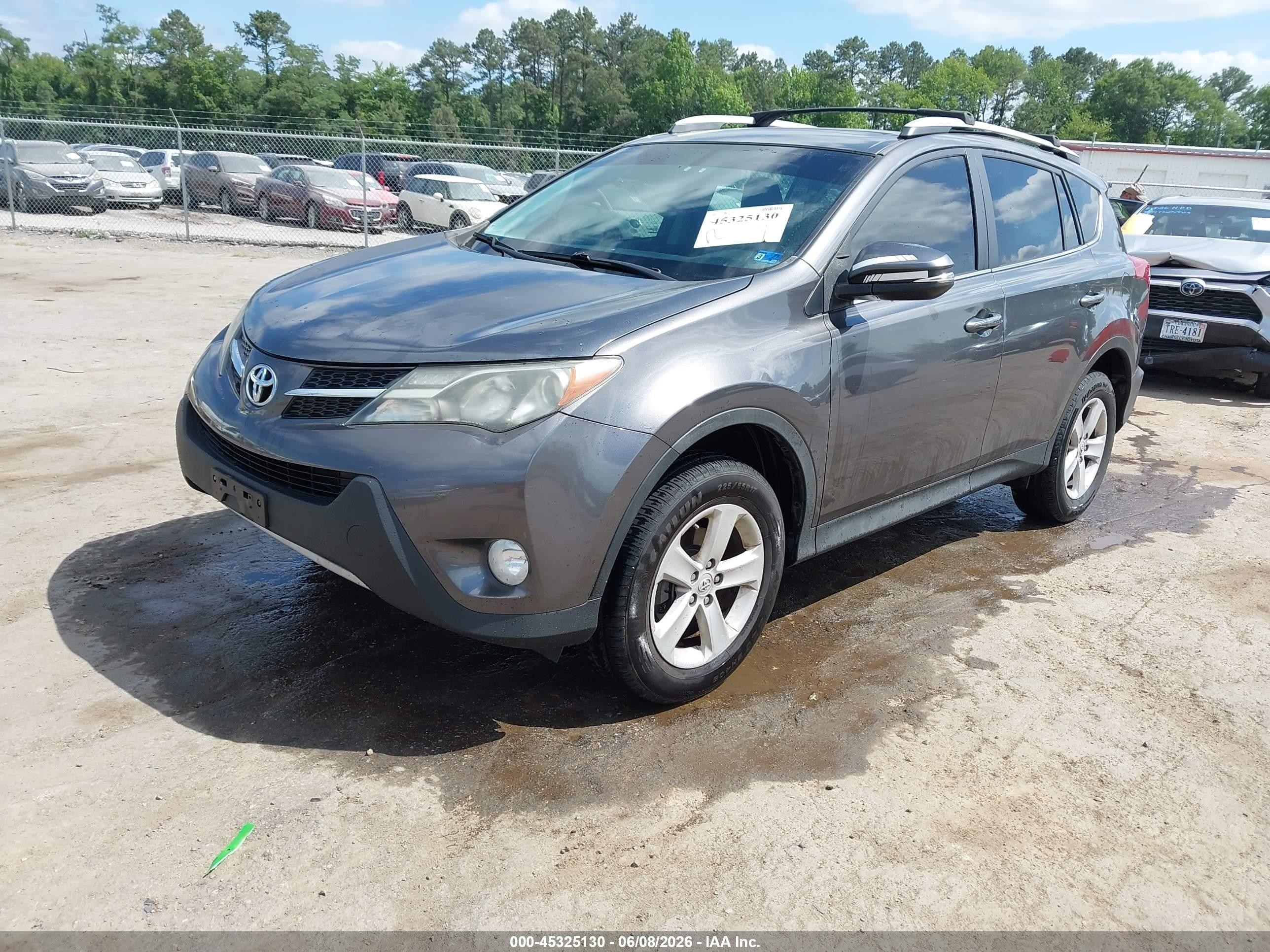 2014 Toyota Rav4 Xle Gray vin: 2T3RFREV5EW205654