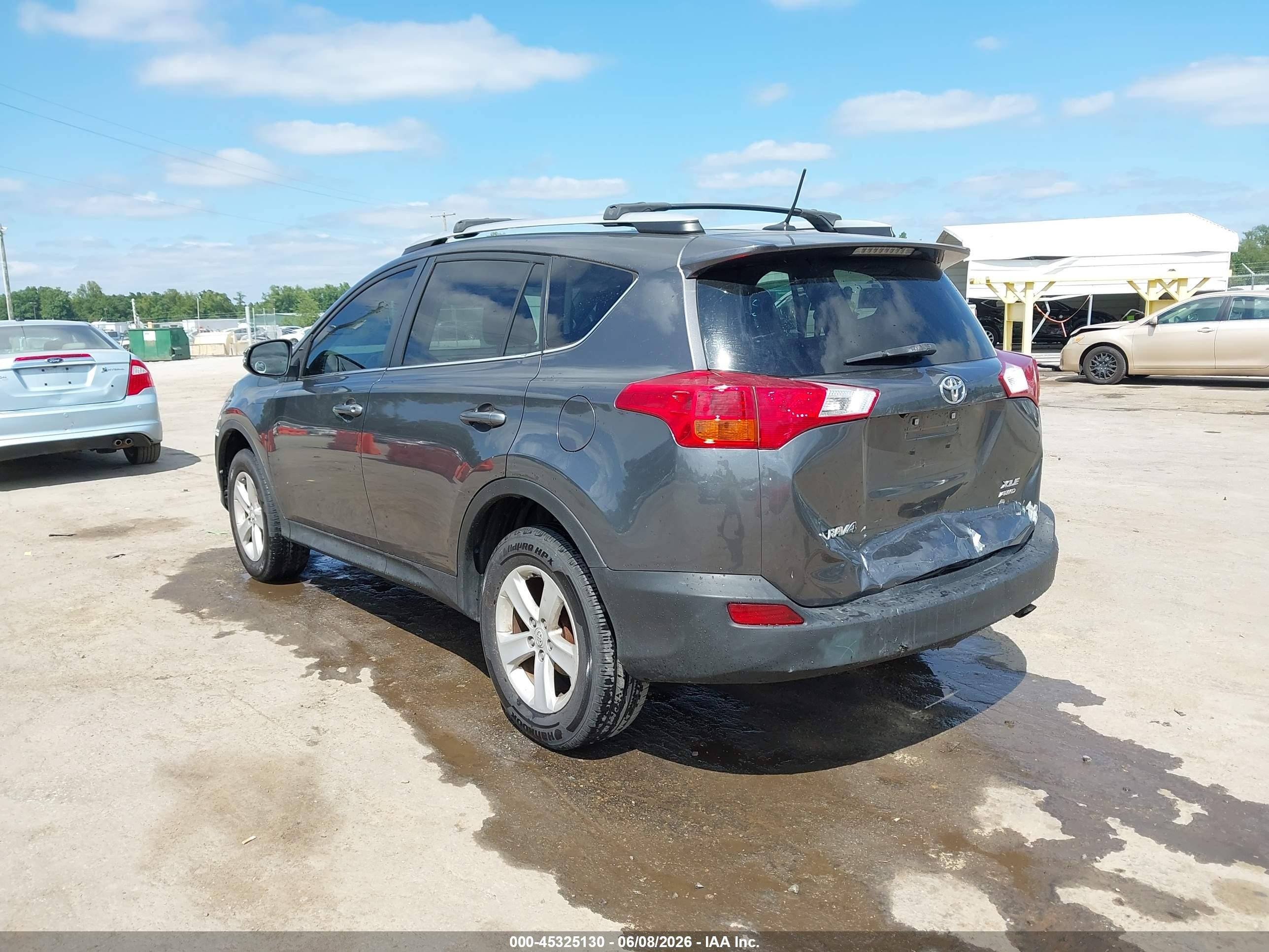 2014 Toyota Rav4 Xle Gray vin: 2T3RFREV5EW205654