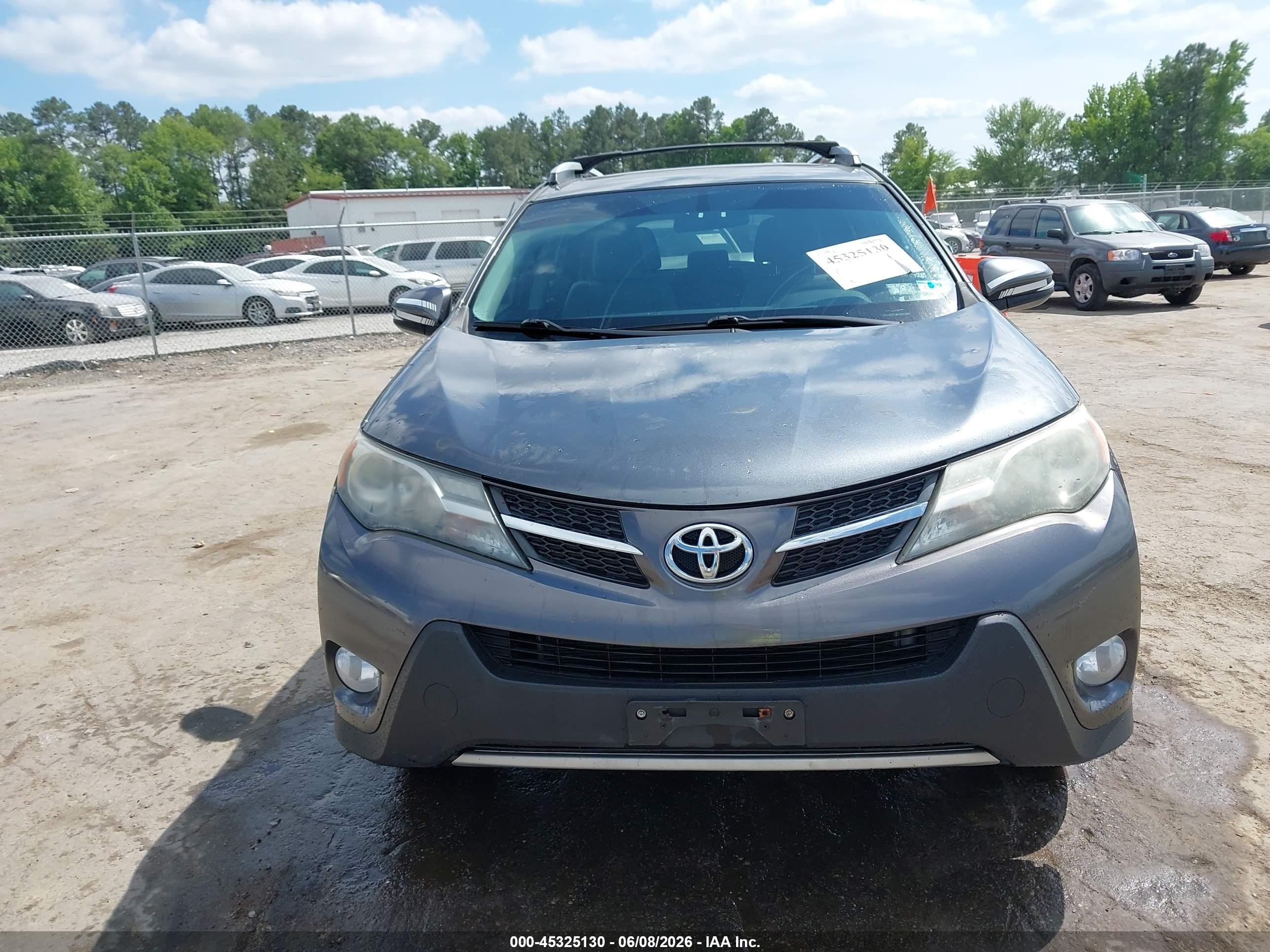2014 Toyota Rav4 Xle Gray vin: 2T3RFREV5EW205654