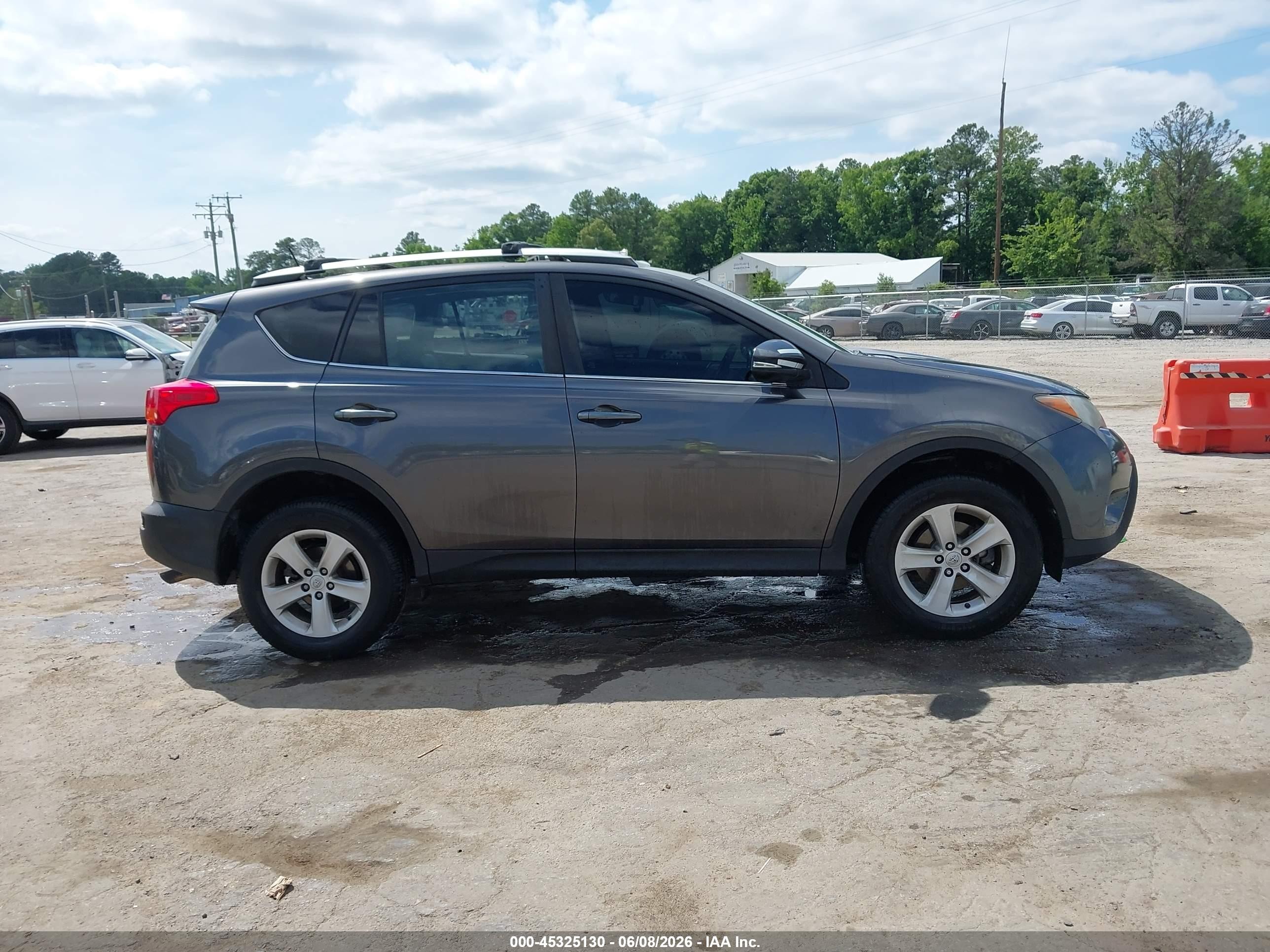 2014 Toyota Rav4 Xle Gray vin: 2T3RFREV5EW205654