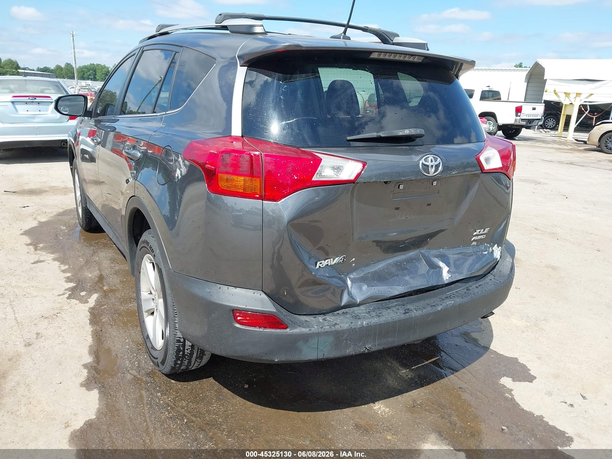 2014 Toyota Rav4 Xle Gray vin: 2T3RFREV5EW205654
