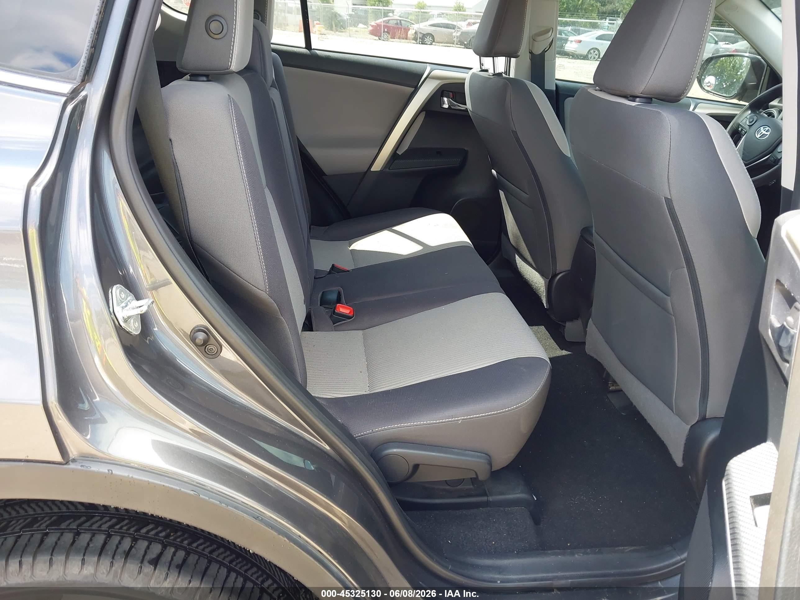 2014 Toyota Rav4 Xle Gray vin: 2T3RFREV5EW205654