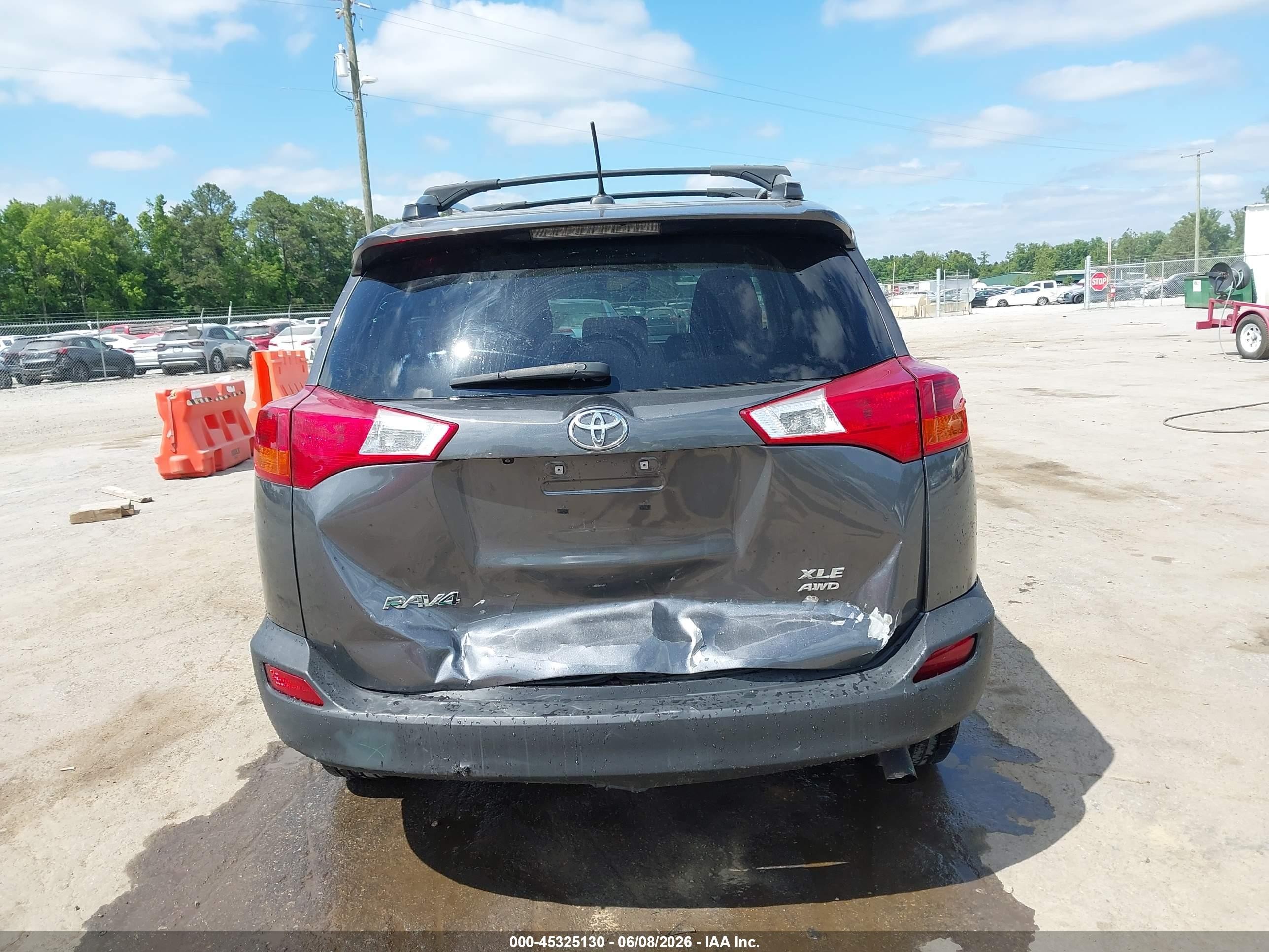 2014 Toyota Rav4 Xle Gray vin: 2T3RFREV5EW205654