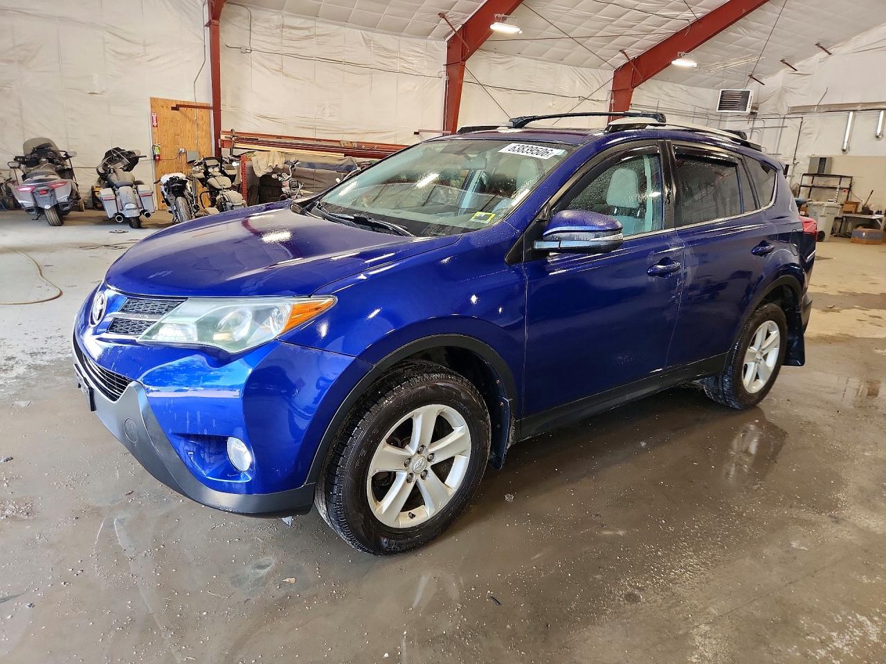 2014 Toyota Rav4 Xle Blue vin: 2T3RFREV5EW210479