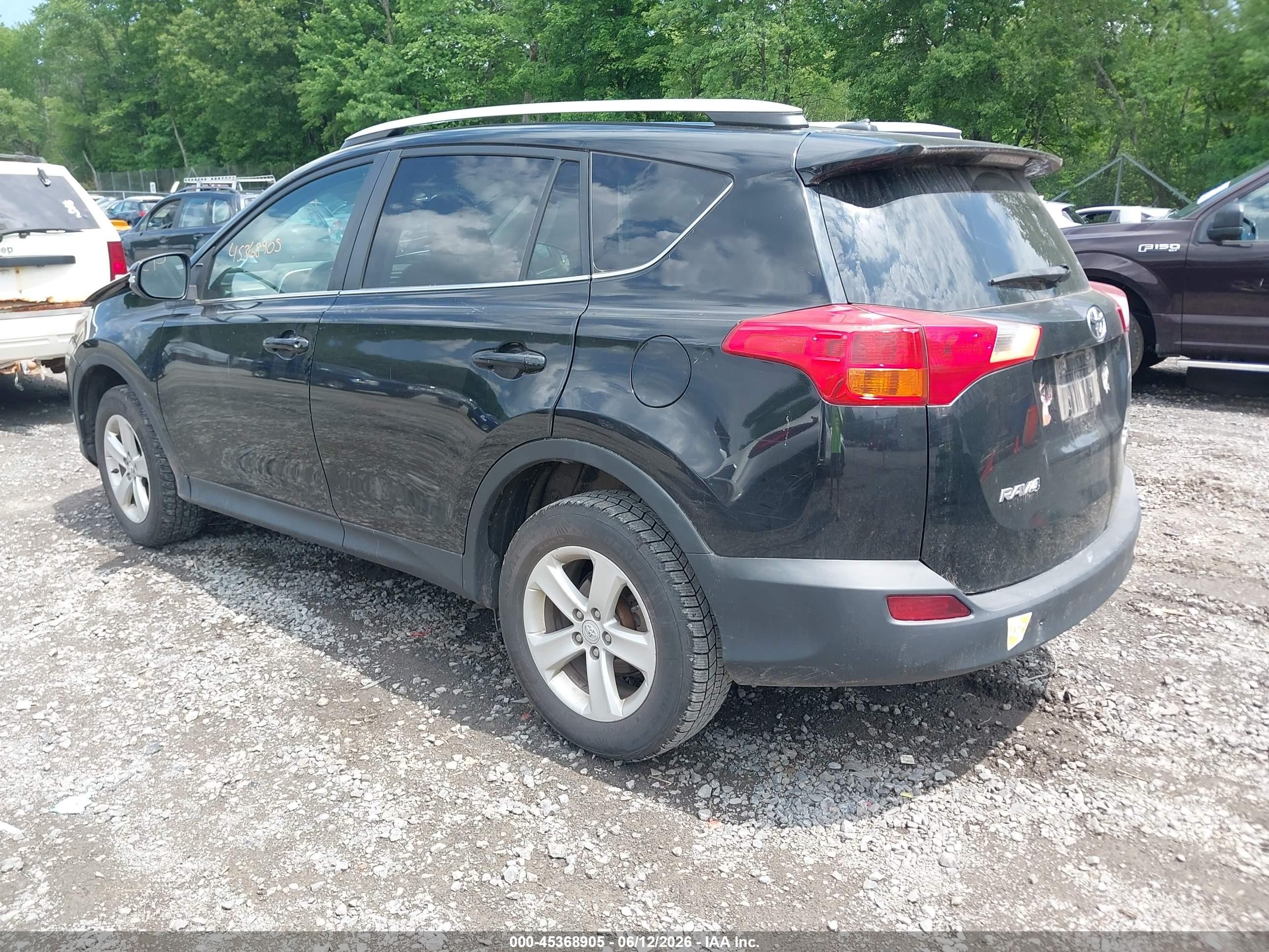 2014 Toyota Rav4 Xle Black vin: 2T3RFREV5EW221028