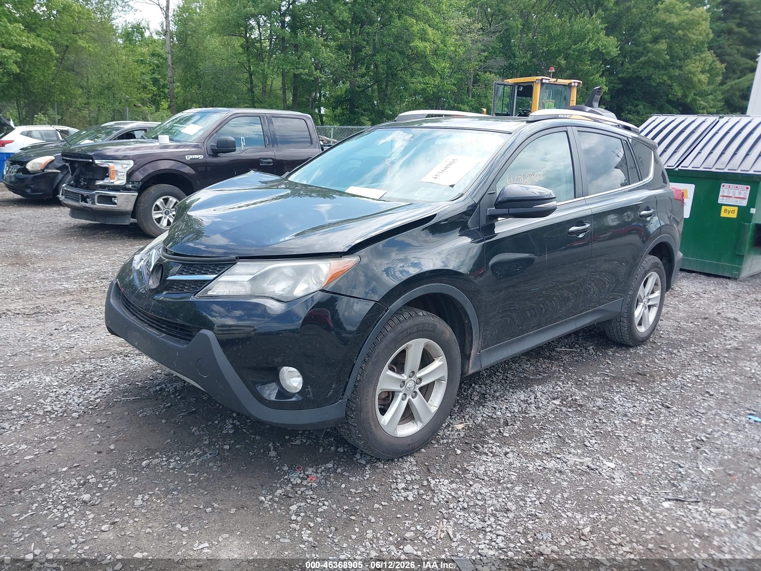 2014 Toyota Rav4 Xle Black vin: 2T3RFREV5EW221028