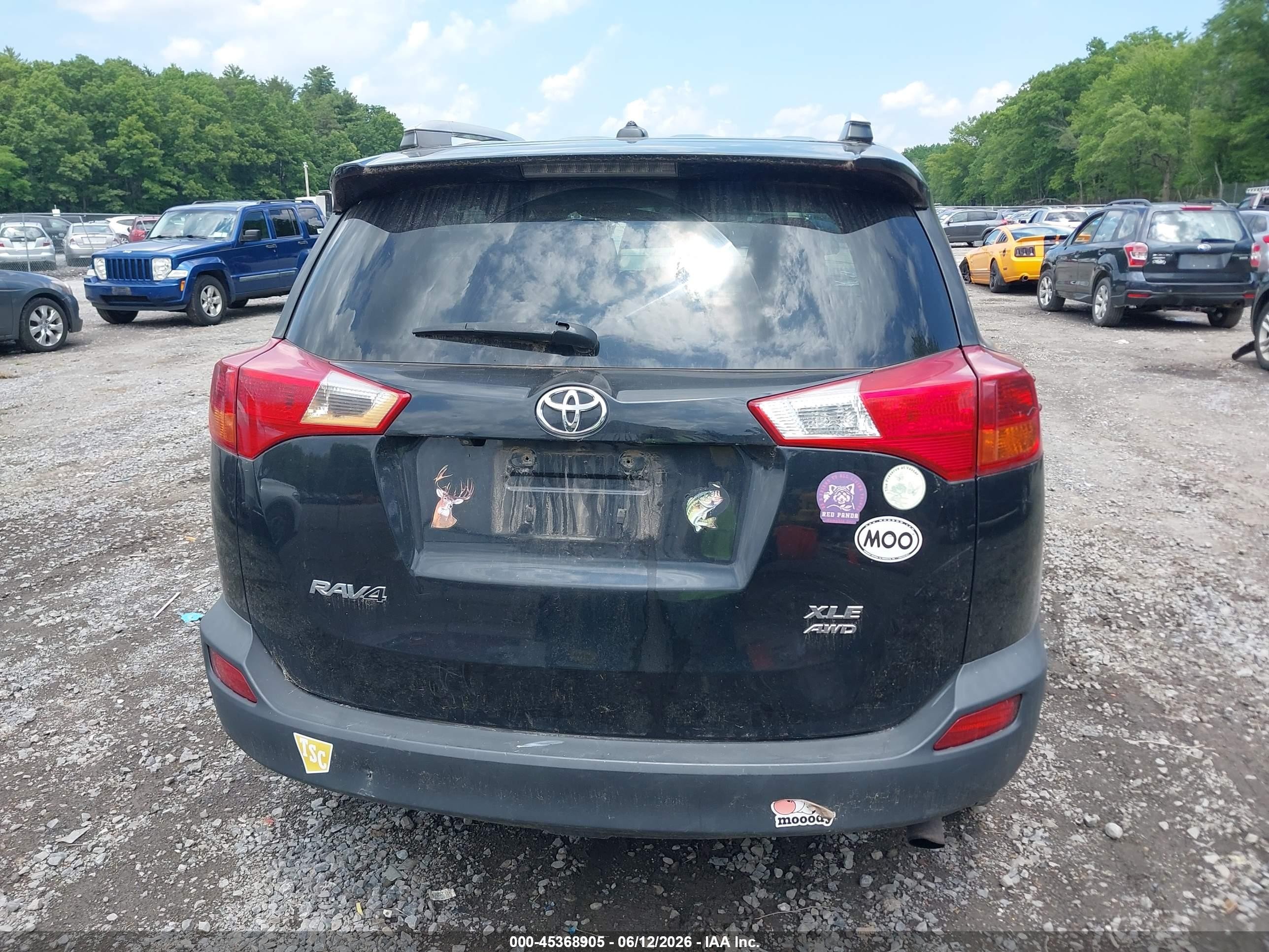 2014 Toyota Rav4 Xle Black vin: 2T3RFREV5EW221028