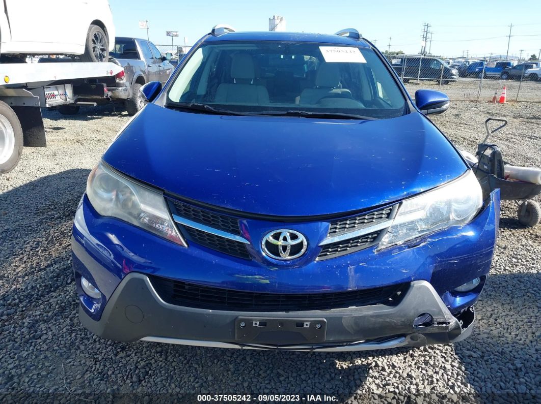 2015 Toyota Rav4 Xle Blue vin: 2T3RFREV5FW248697