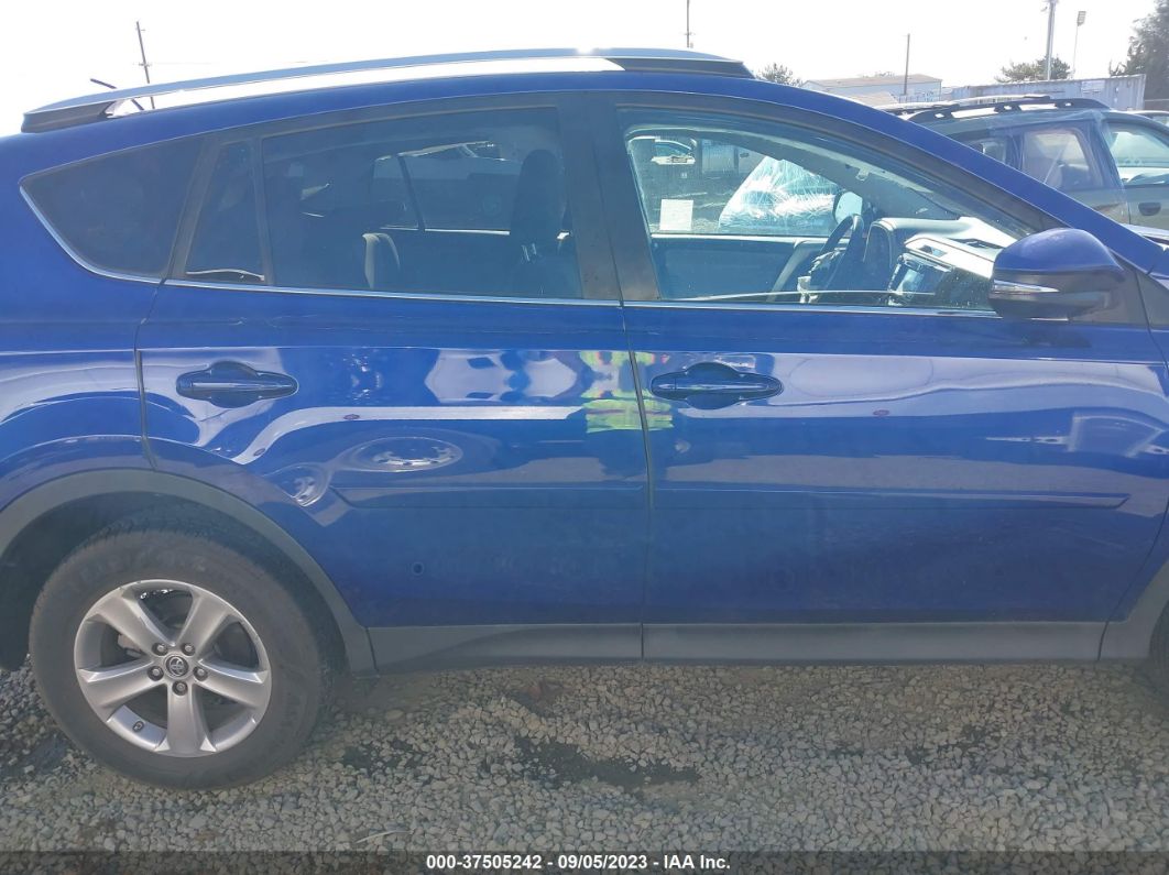 2015 Toyota Rav4 Xle Blue vin: 2T3RFREV5FW248697