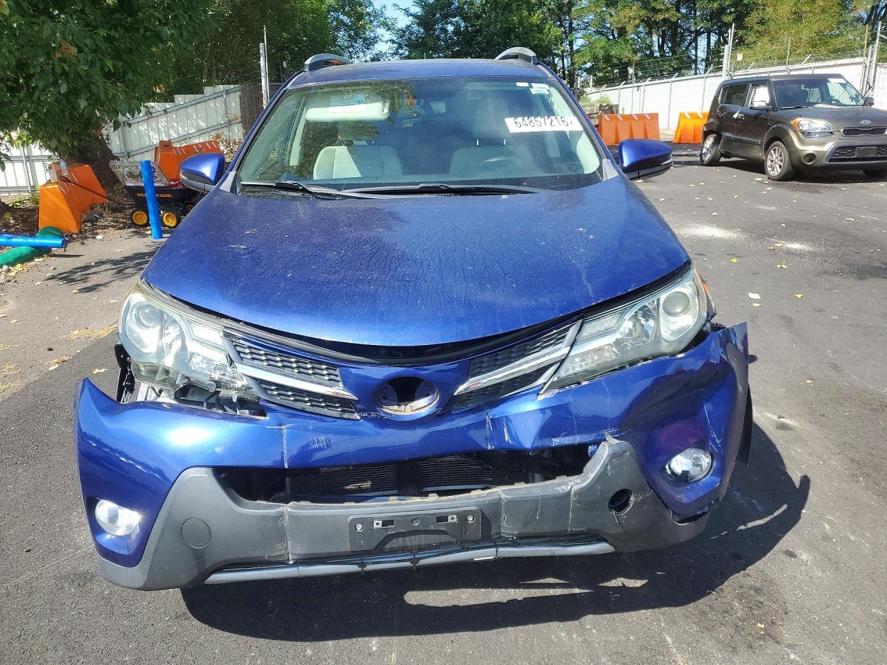 2015 Toyota Rav4 Xle Blue vin: 2T3RFREV5FW248697