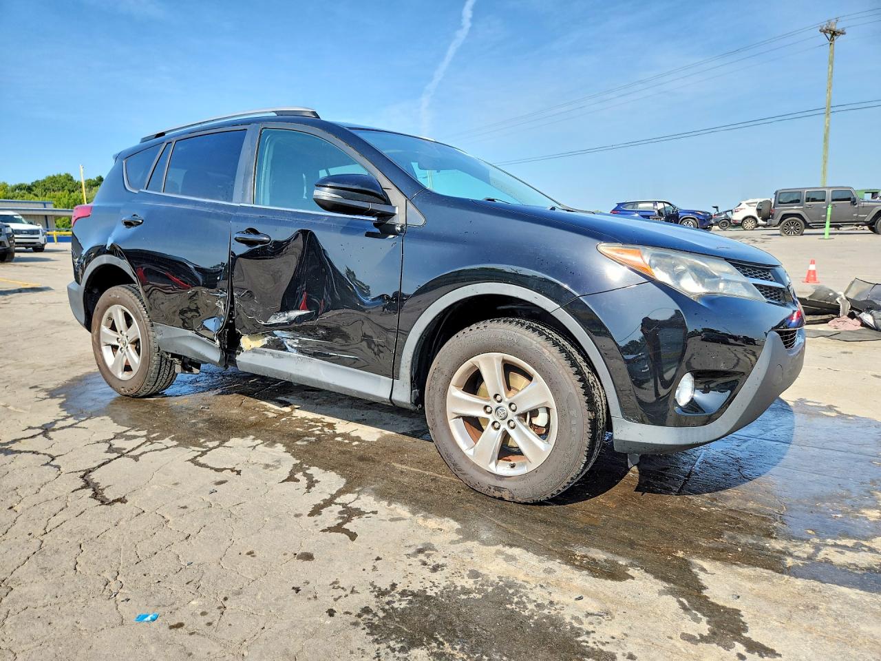 2015 Toyota Rav4 Xle Черный vin: 2T3RFREV5FW284289