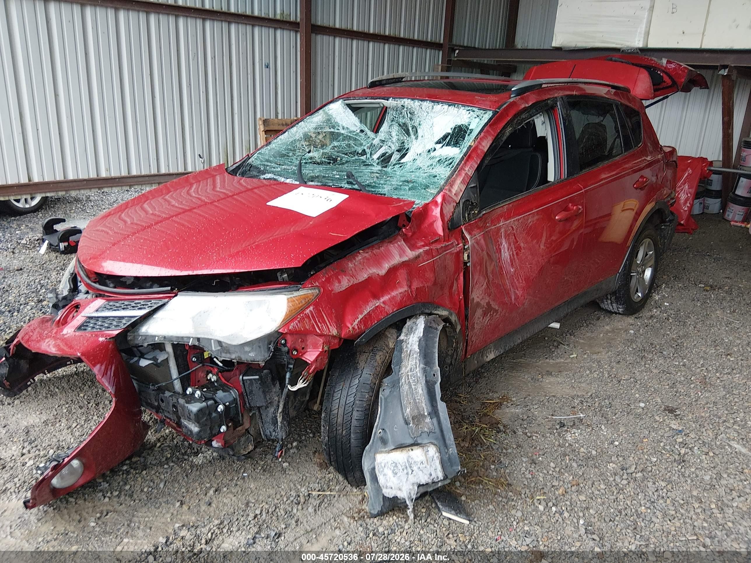 2015 Toyota Rav4 Xle Red vin: 2T3RFREV5FW288259
