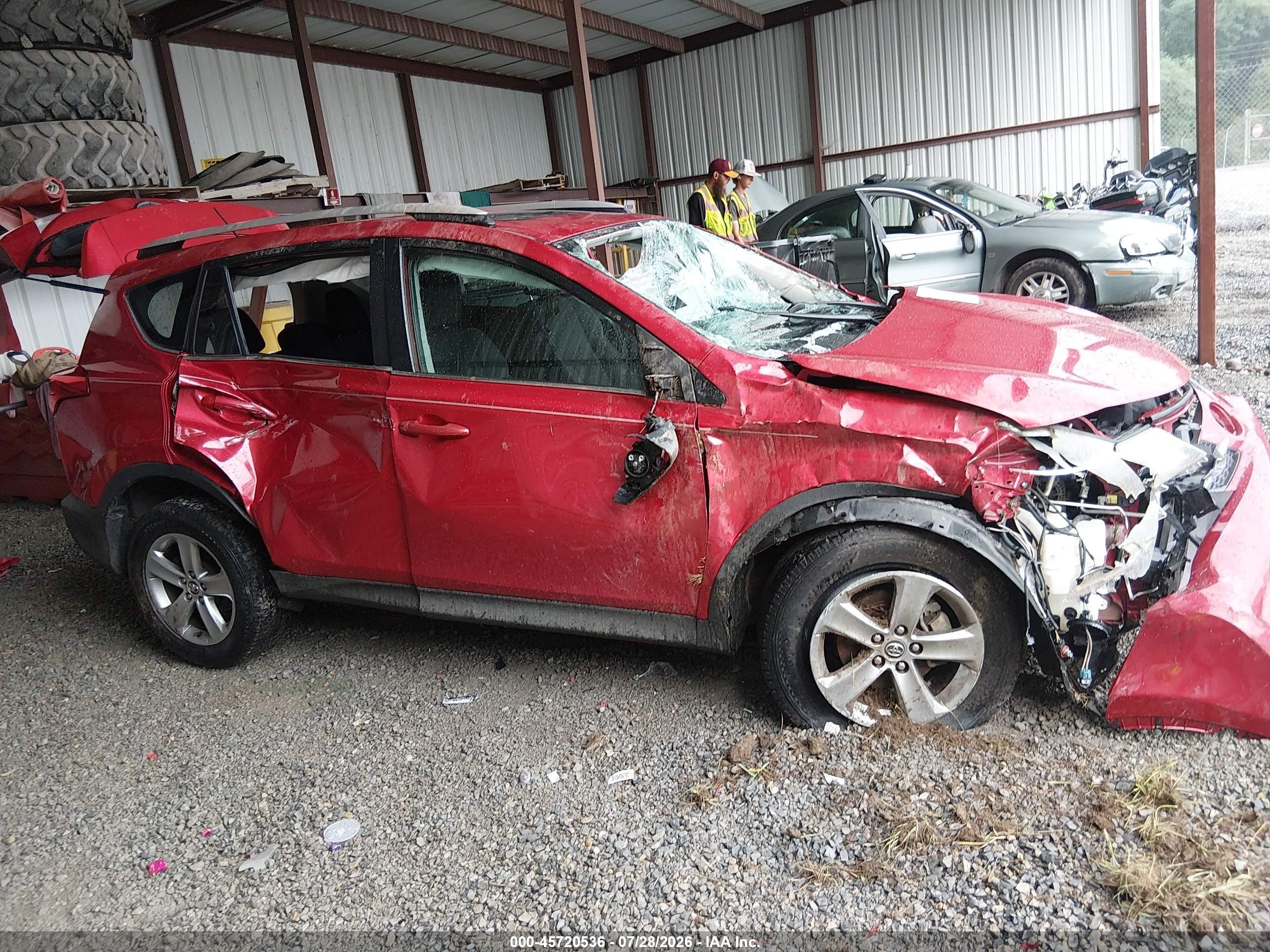 2015 Toyota Rav4 Xle Red vin: 2T3RFREV5FW288259