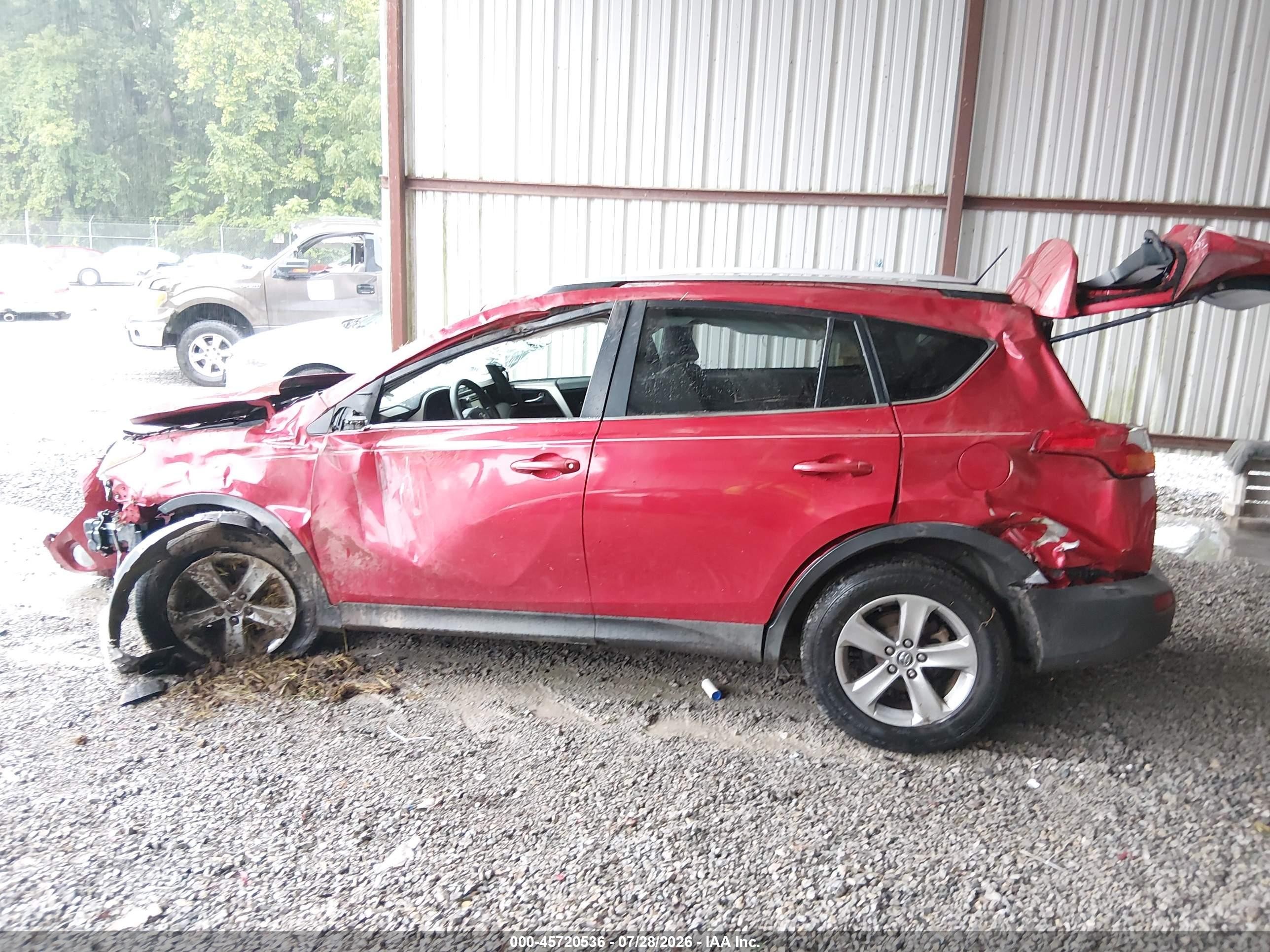2015 Toyota Rav4 Xle Red vin: 2T3RFREV5FW288259