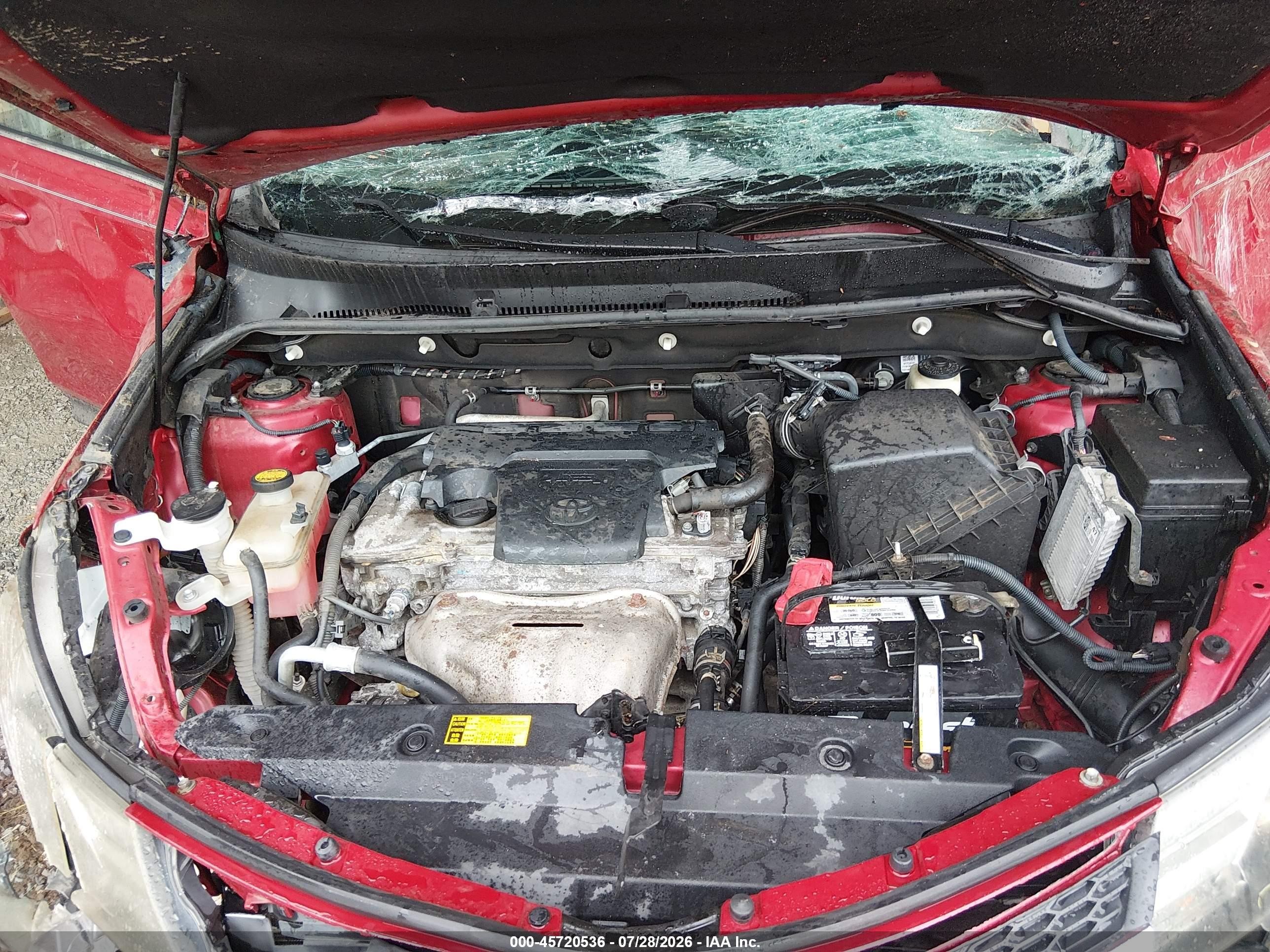 2015 Toyota Rav4 Xle Red vin: 2T3RFREV5FW288259