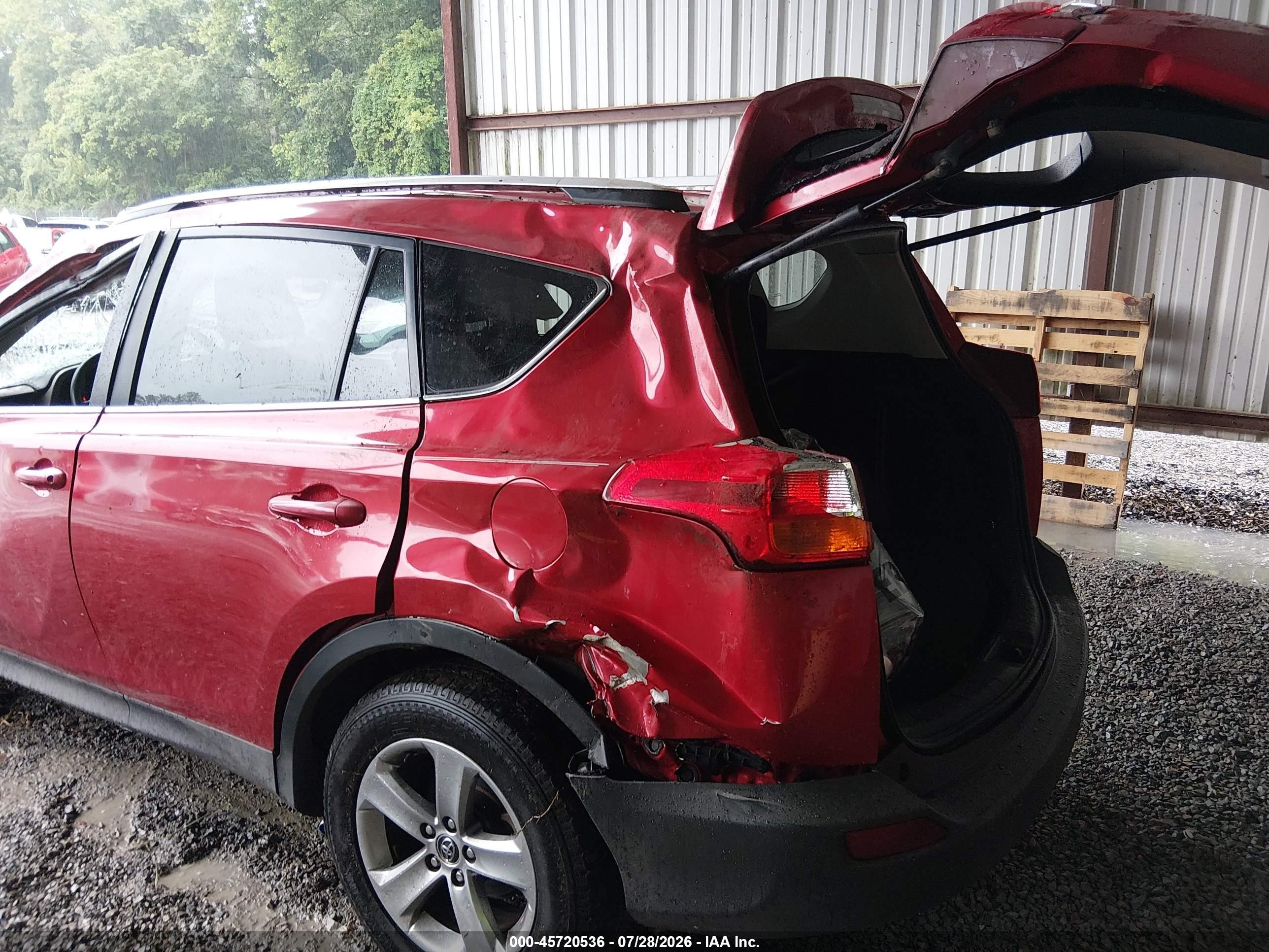 2015 Toyota Rav4 Xle Red vin: 2T3RFREV5FW288259
