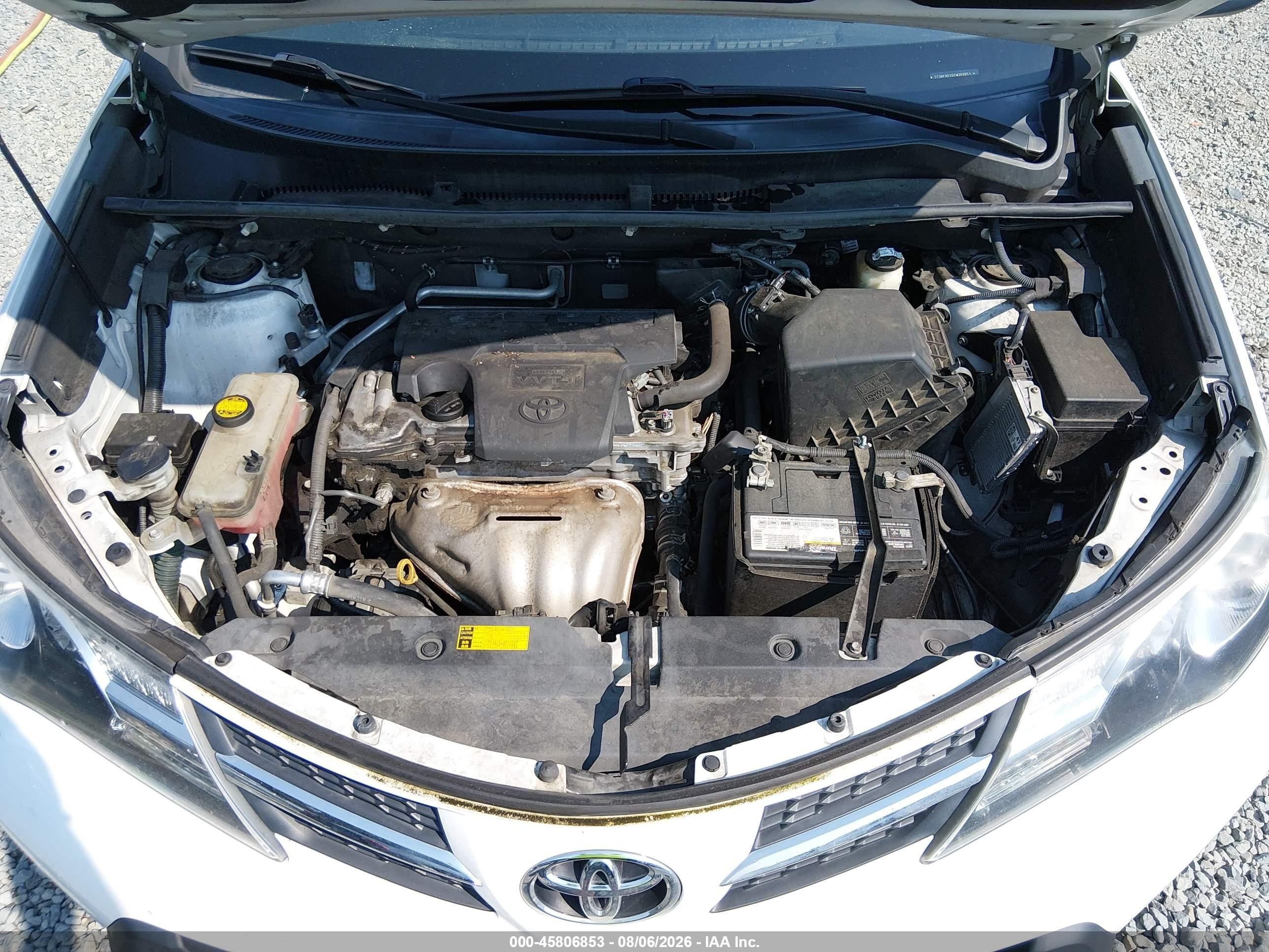 2015 Toyota Rav4 Xle White vin: 2T3RFREV5FW303651