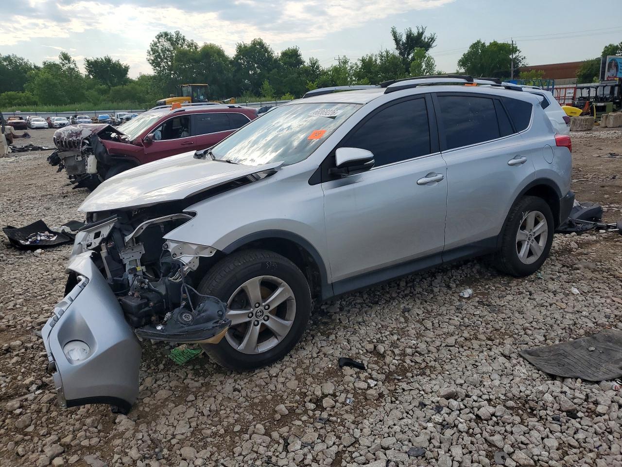 2015 Toyota Rav4 Xle Silver vin: 2T3RFREV5FW315797