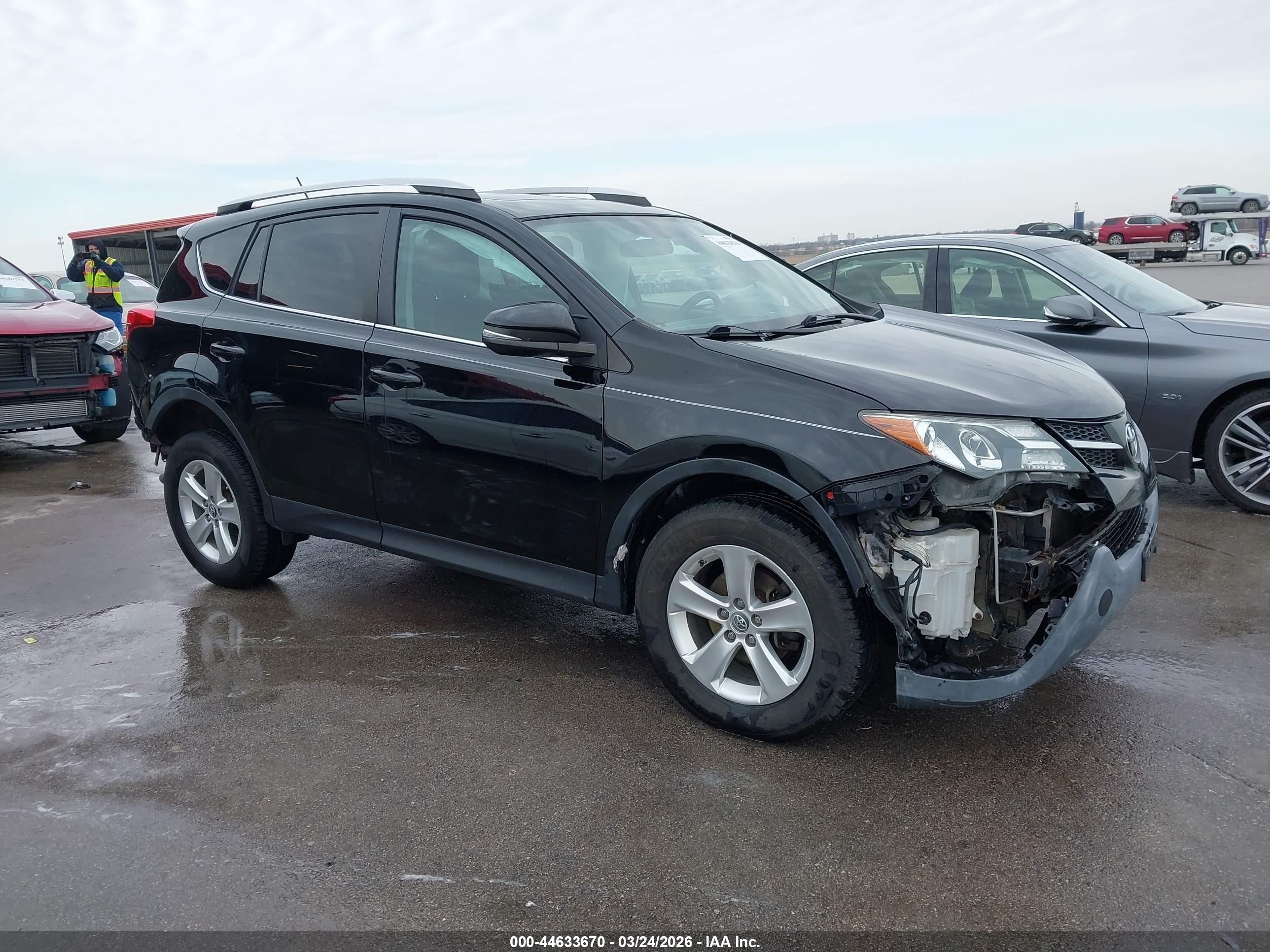 2015 Toyota Rav4 Xle Black vin: 2T3RFREV5FW340344