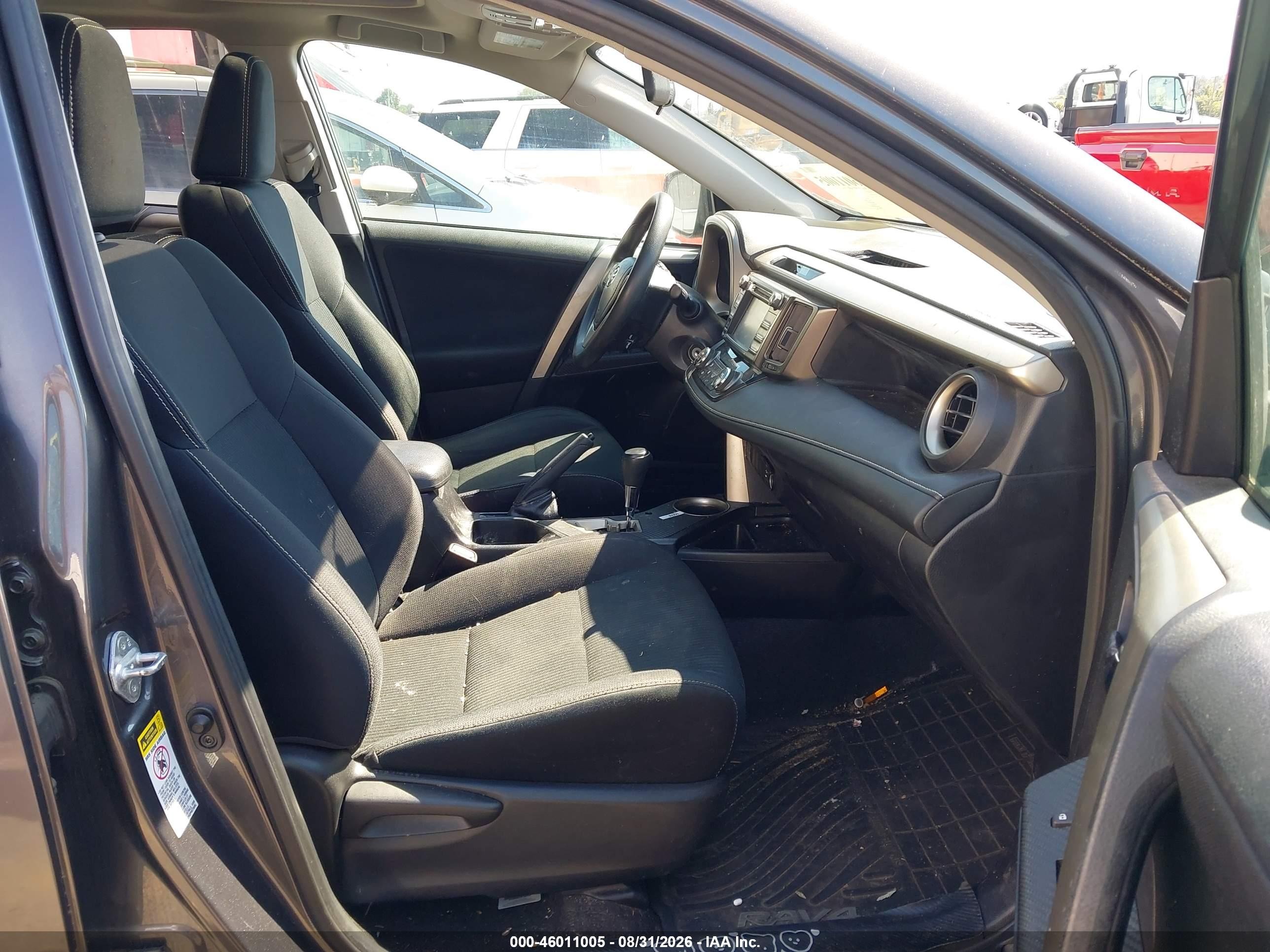 2015 Toyota Rav4 Xle Gray vin: 2T3RFREV5FW395506