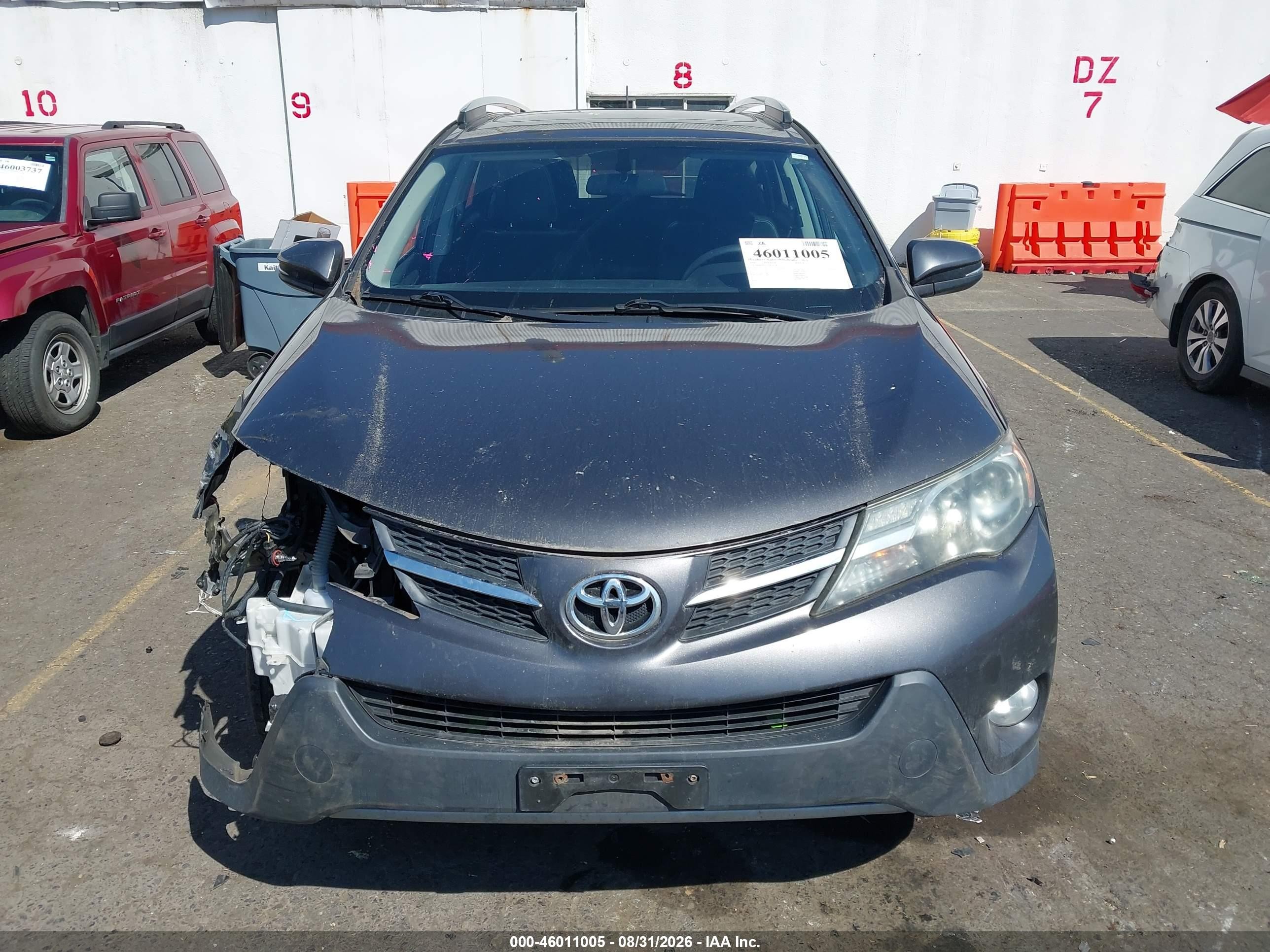 2015 Toyota Rav4 Xle Gray vin: 2T3RFREV5FW395506