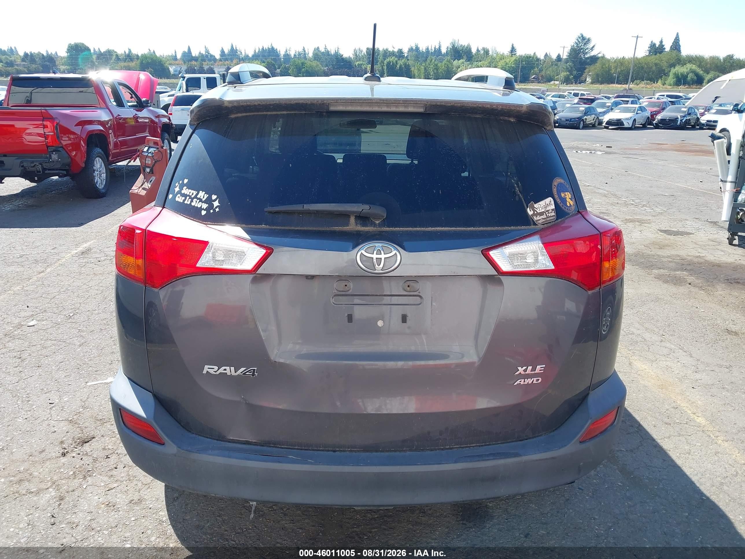 2015 Toyota Rav4 Xle Gray vin: 2T3RFREV5FW395506