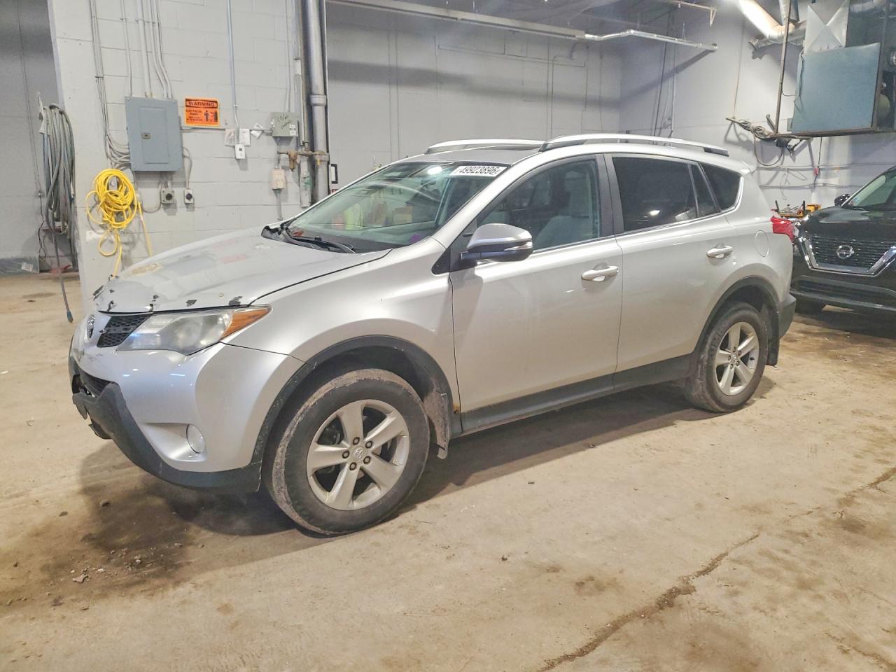 2013 Toyota Rav4 Xle Silver vin: 2T3RFREV6DW004635