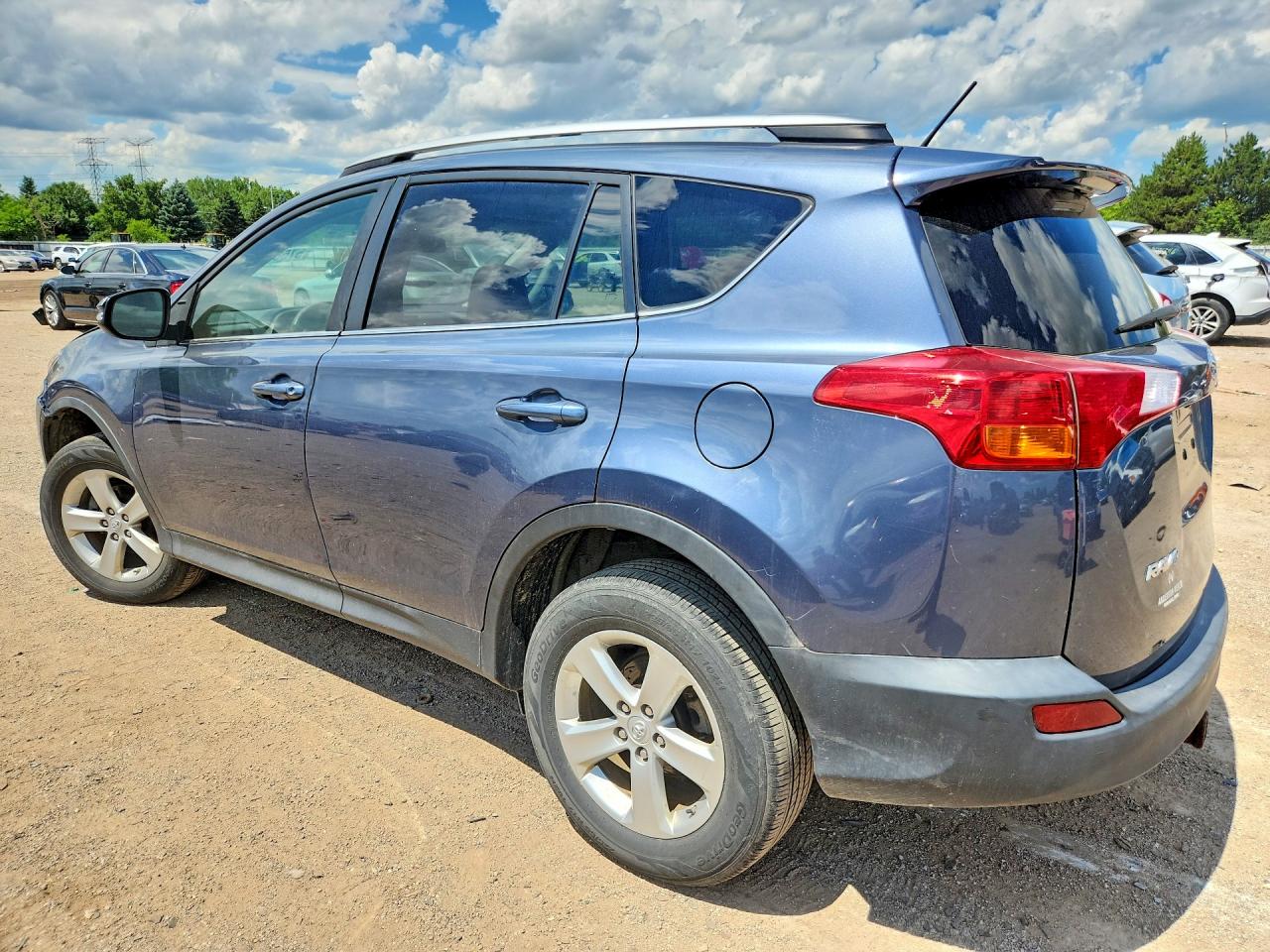 2013 Toyota Rav4 Xle Blue vin: 2T3RFREV6DW012413