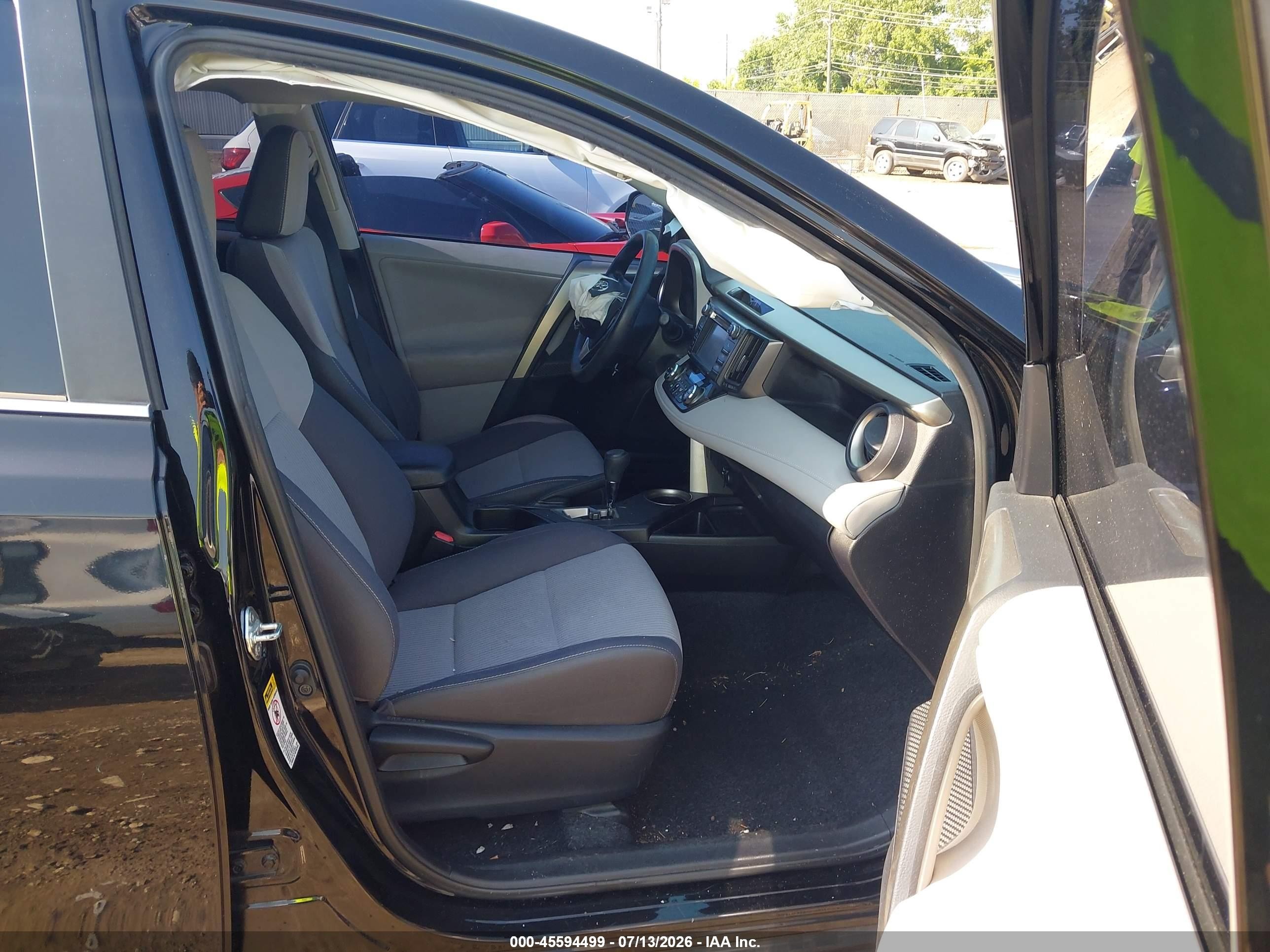 2013 Toyota Rav4 Xle Black vin: 2T3RFREV6DW020835